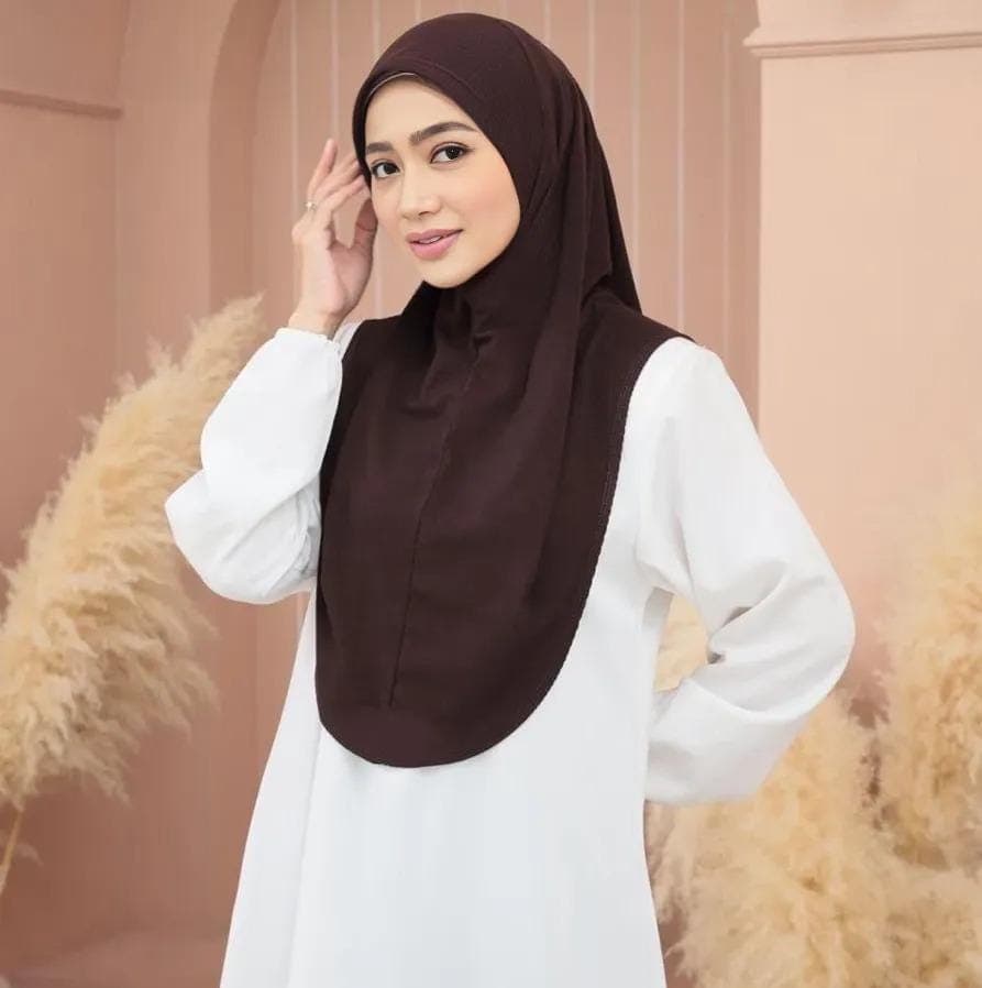Instant Hijab | Premium Moss Crepe | Slip-On Hijab | Ready-to-Wear Scarf | M and L Size - image 3