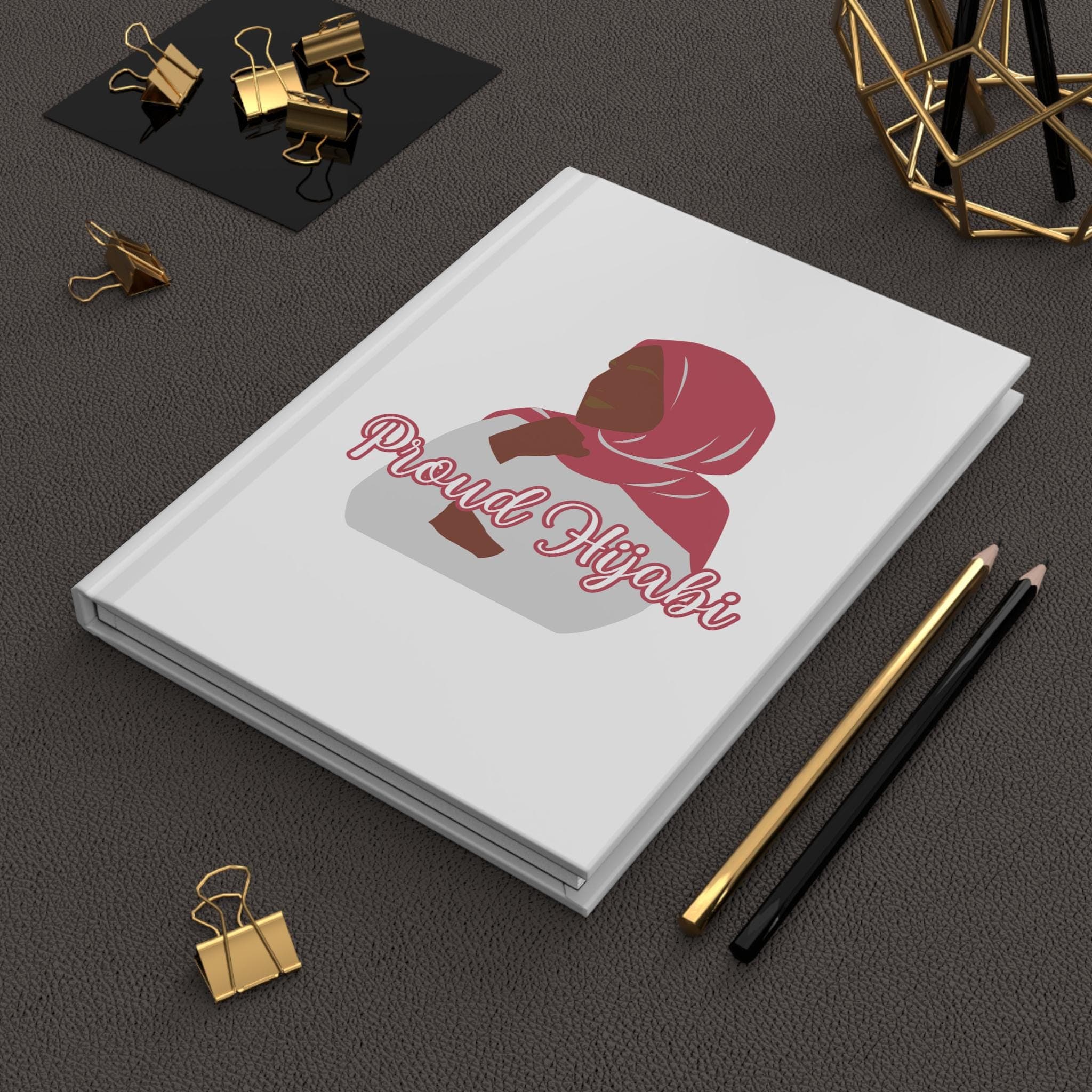 Proud Hijabi Hardcover Journal | Muslim Woman Illustration Notebook - image 3