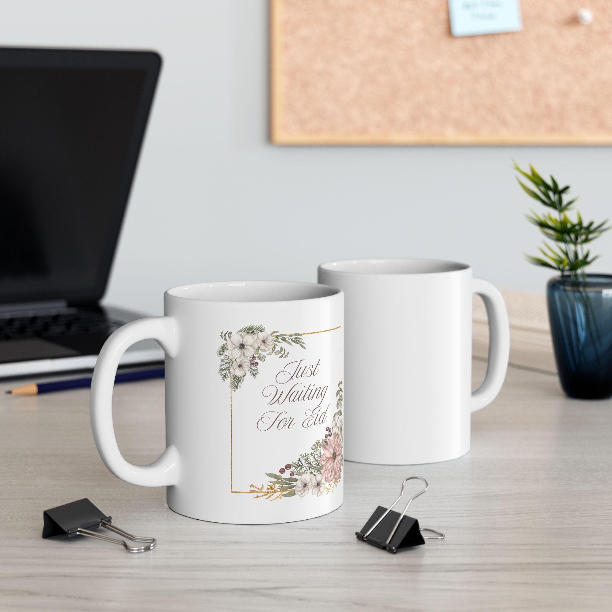 Muslim Eid Waiting Mug, Islamic Christmas Gift Coffee Cup, Holiday Celebration Tea Mug, Religious Ramadan Decor, Eid Al-Fitr Present, - image 5