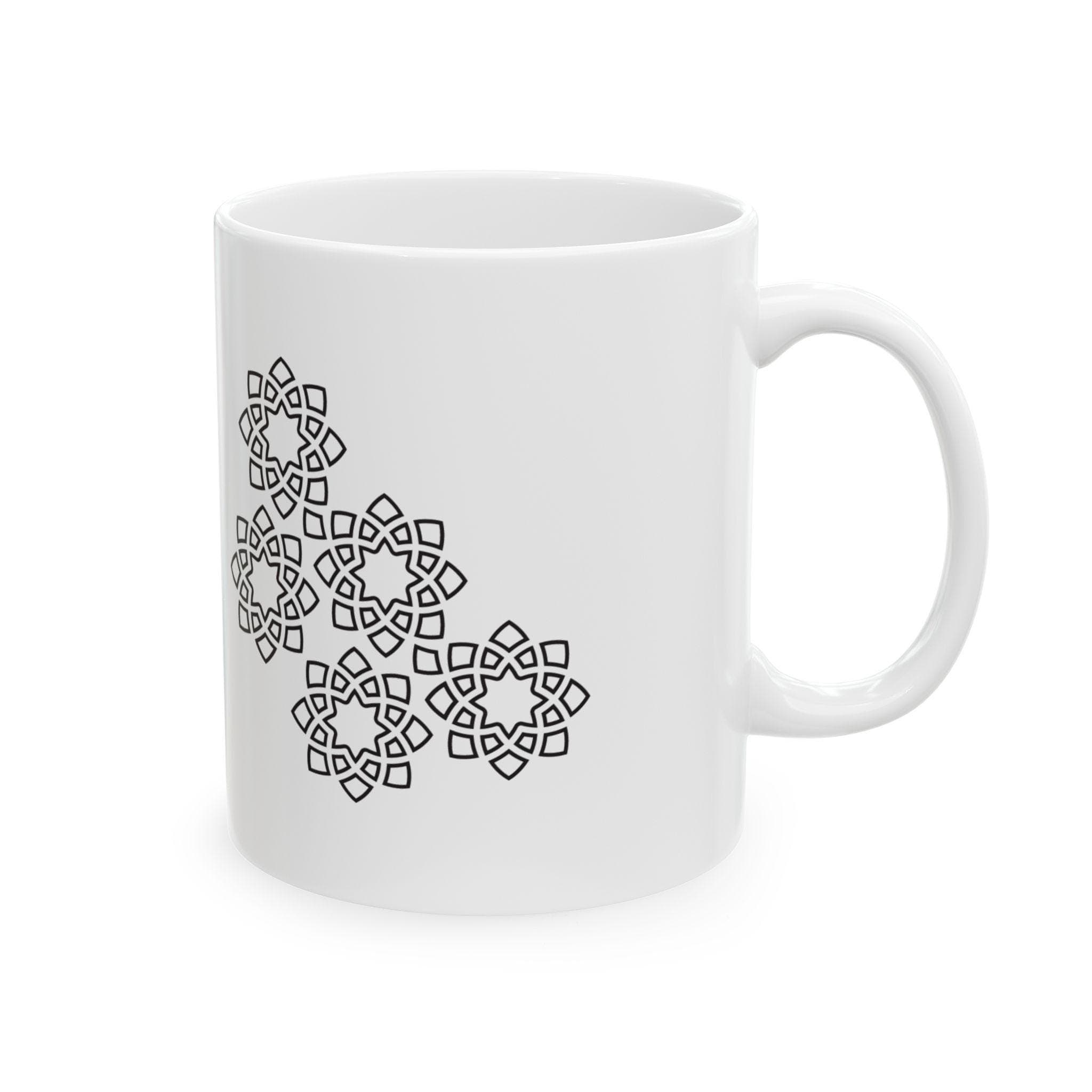 Islamic Personalized Name Ceramic Mug, Muslim Woman Silhouette Floral Design, Muslim Mom Gift, Hijabi Gift, Muslimah, Eid Ramadan Gift, - image 5