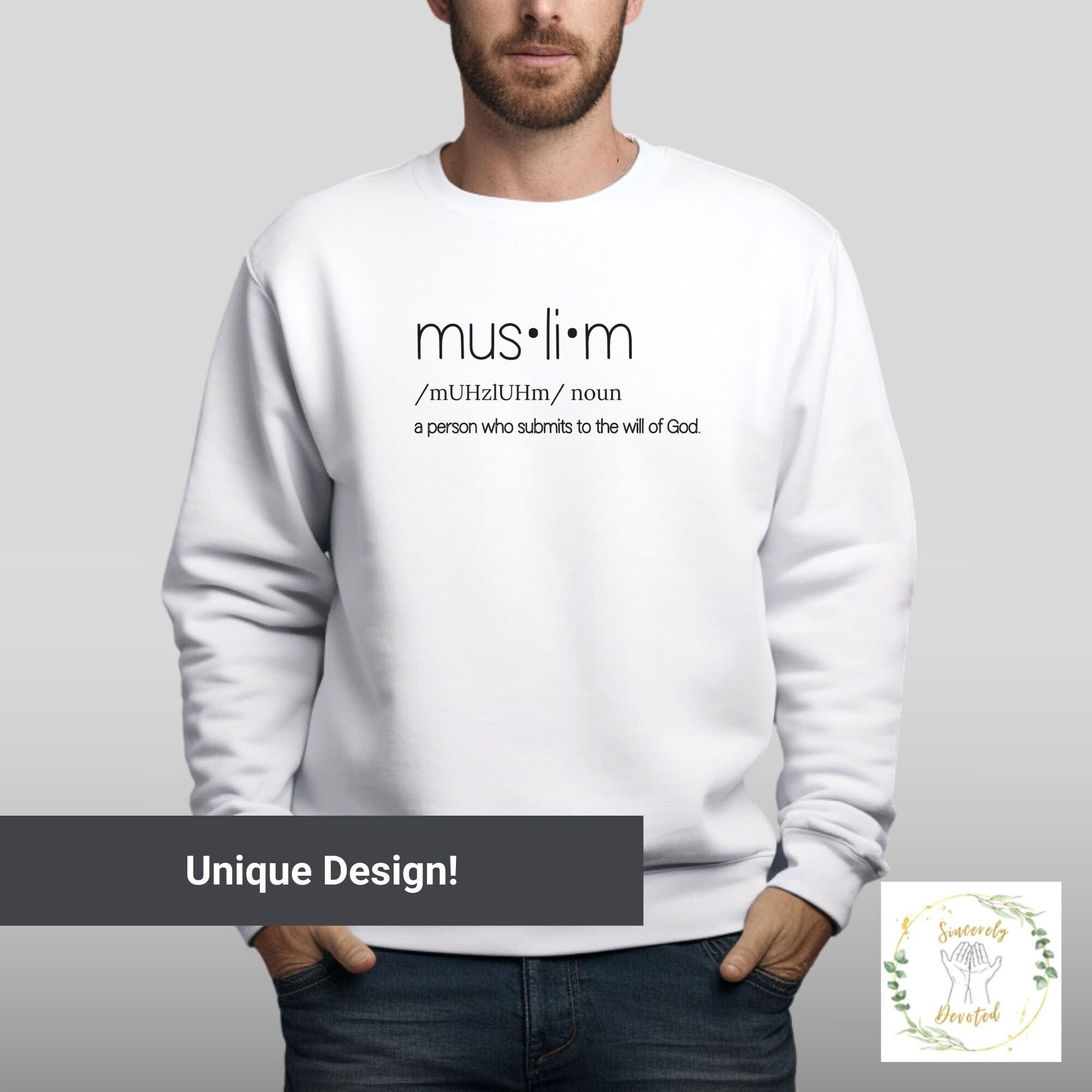 Muslim Dad Sweatshirt: Definition Graphic - Unisex Cotton Blend