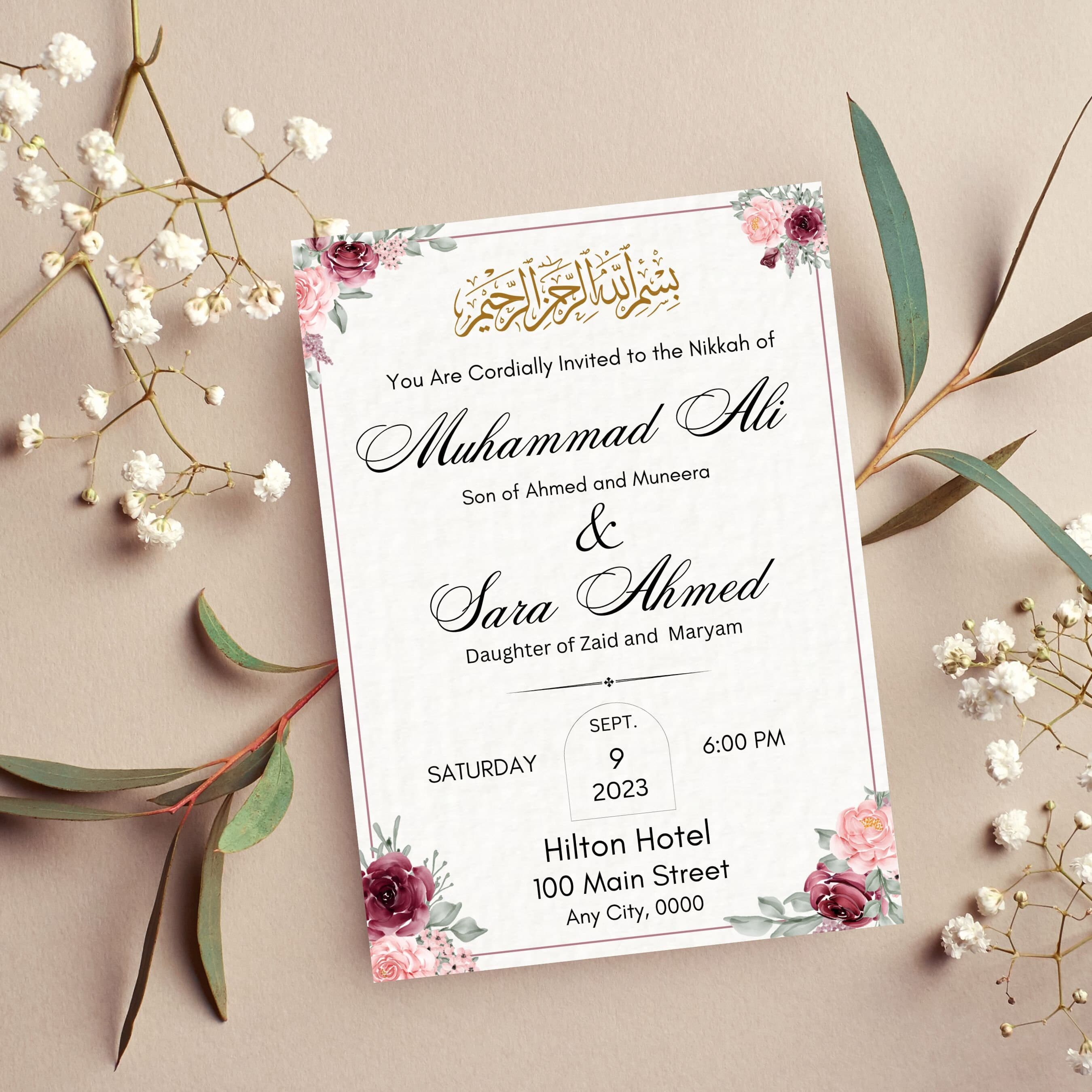 muslim wedding digital