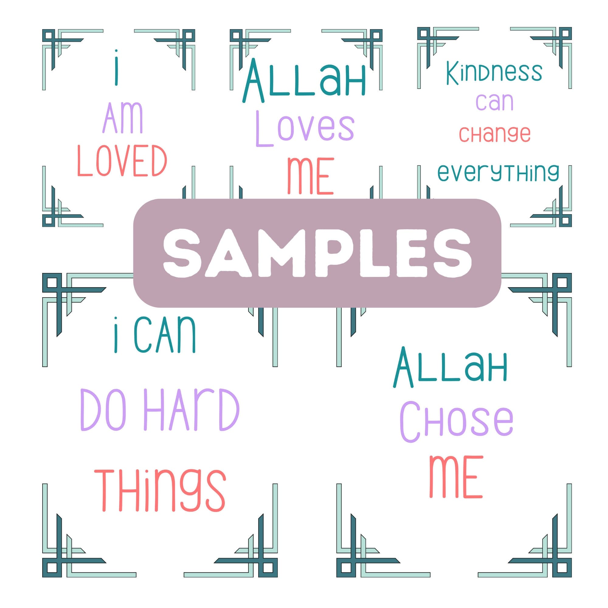 Muslim Kids Affirmations: Positive Islamic Quotes (Digital Download) - image 5