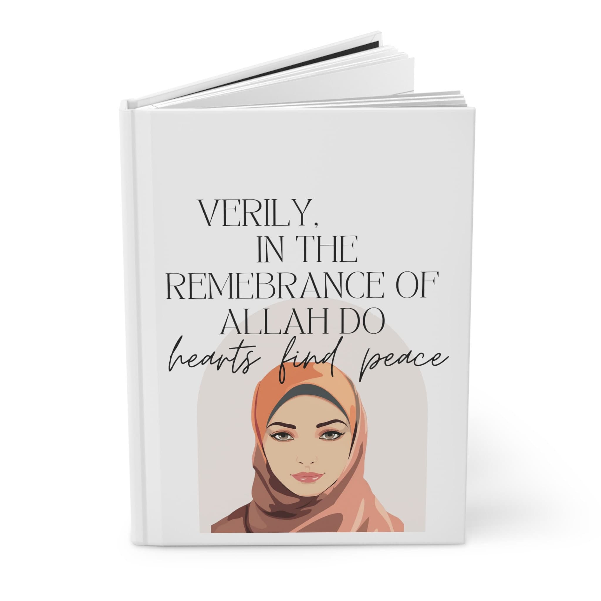 Hijabi Illustration Notebook: Muslim Self-Reflection Journal