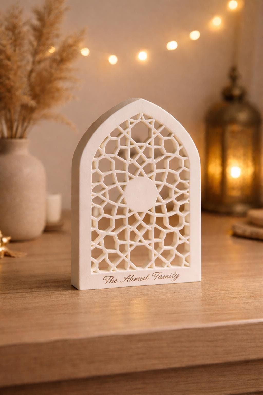 Eid Table Decor | Islamic Arch Decor | Minimal Islamic Home Decor | Muslim Shelf Decoration | Ramadan Centerpiece