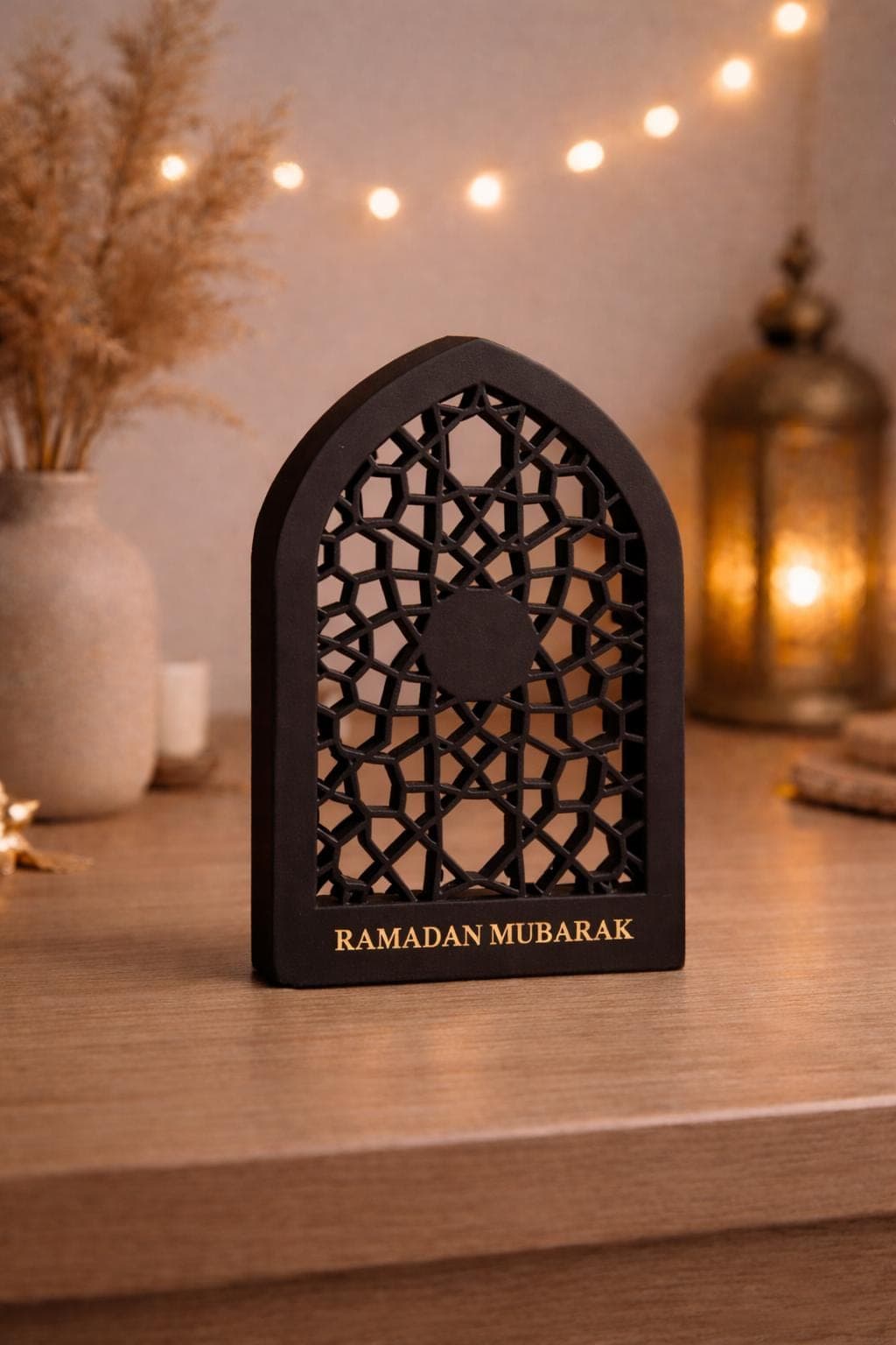 Eid Table Decor | Islamic Arch Decor | Minimal Islamic Home Decor | Muslim Shelf Decoration | Ramadan Centerpiece - image 3