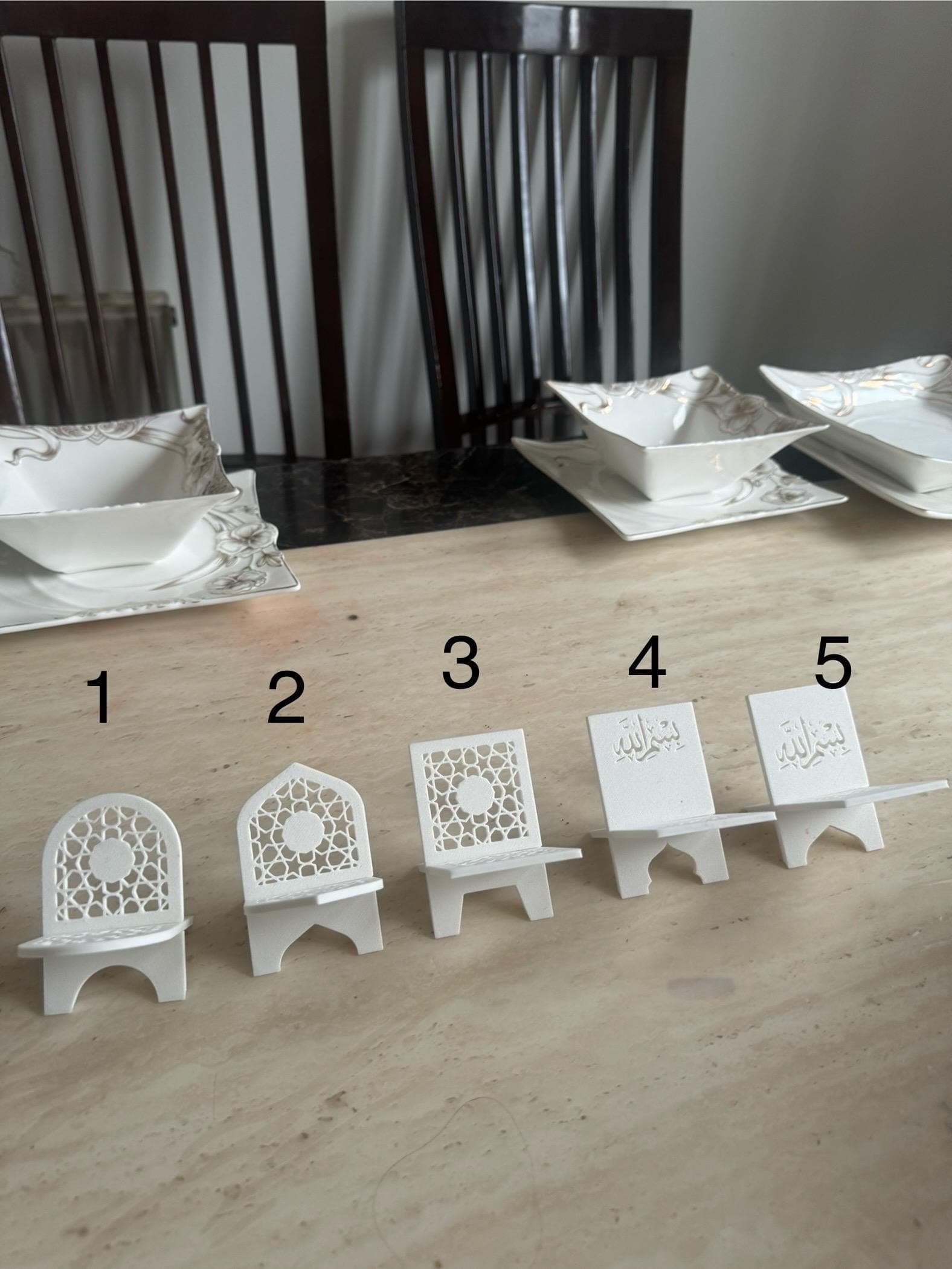 Quran Stand – Personalised Islamic Rehal – Bismillah Quran Holder – 3D Printed Ramadan & Eid Gift