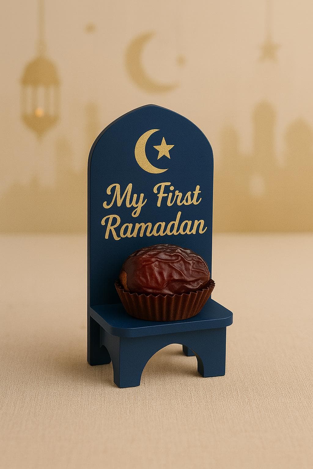 Personalised Eid Chocolate Holder | Eid Table Decor | Islamic Place Setting | Date Favour Stand | Muslim Gift