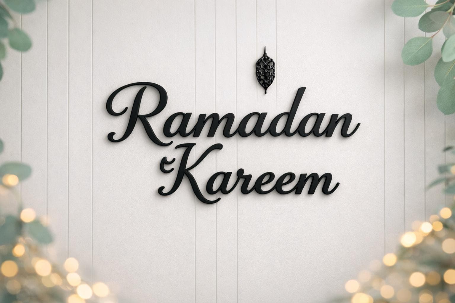 Ramadan Kareem Wall Decor | Elegant Gold Islamic Home Decor | Ramadan Mubarak Sign | Eid Decoration | Muslim Gift - image 4