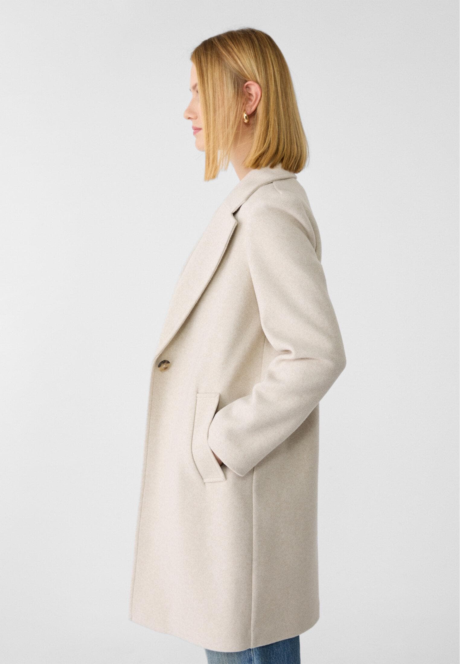 Patron de couture de manteau  midi d'hiver pour femme,Manteau en maille  avec col à revers tailles S-M-L, Télécharger formats pdf A0, A4, - image 5