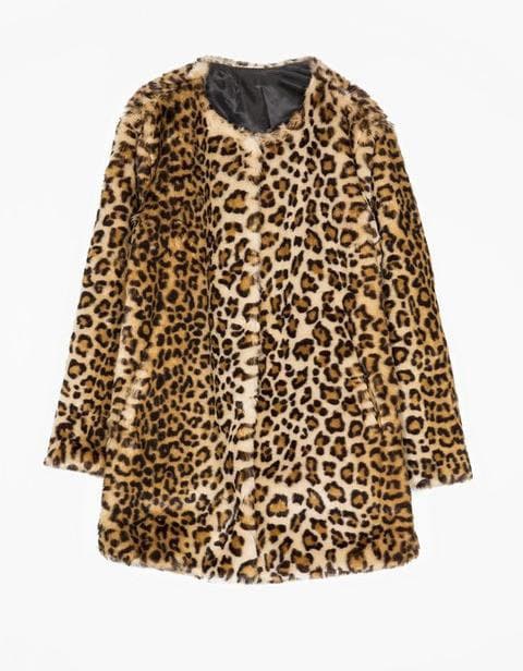 Animal print fur coat Autumn and winter/ Pdf swing pattern /sizes s-m-l/Winter Coat Sewing Pattern - image 4