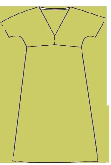 Pdf swing pattern hindu kaftan / Caftan Drafting and Step By Step Couture Instructions / Maxi Dress Pattern Making / PDF Tutorial - image 4