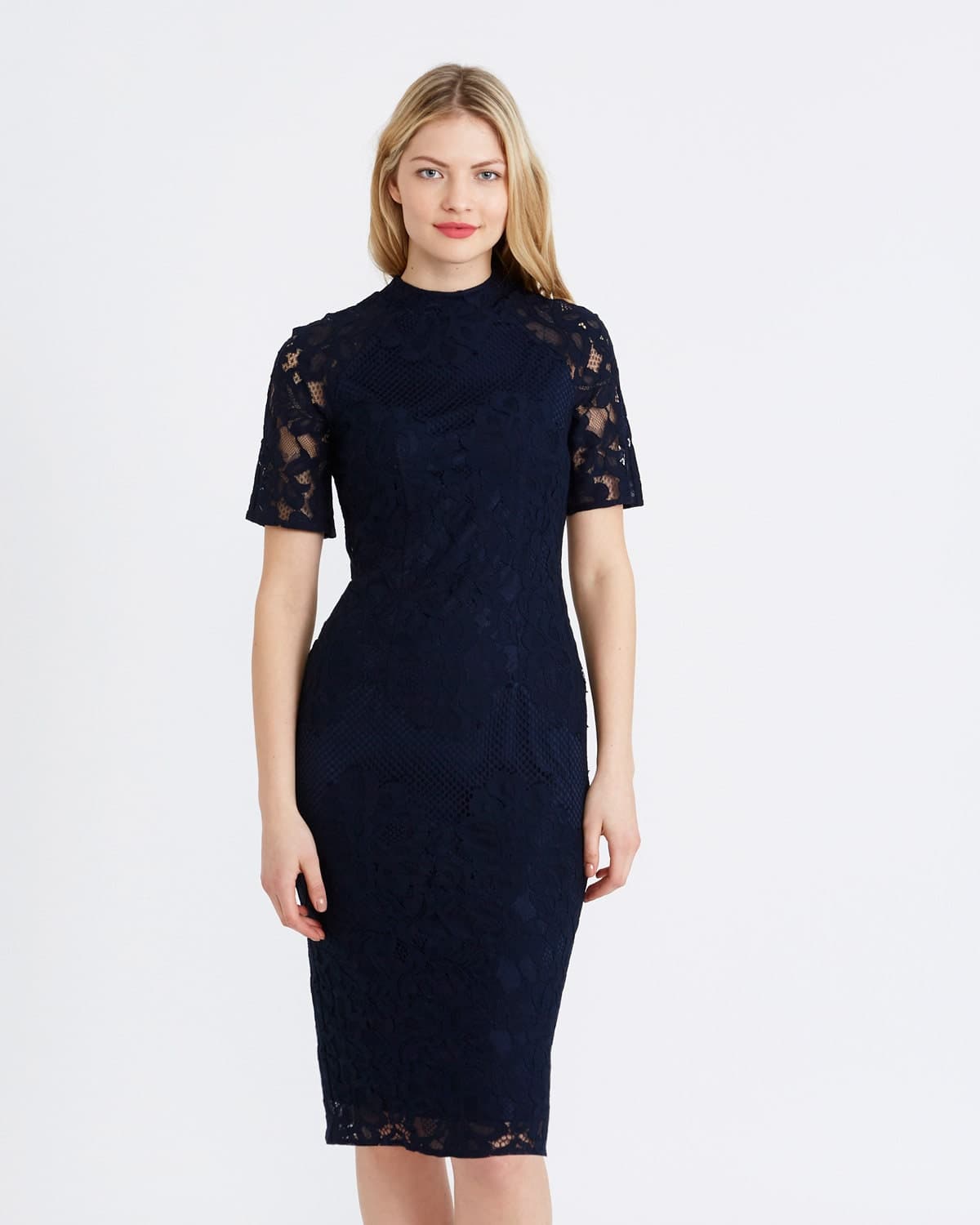 Pdf sewing pattern Lace Dress Beautifully form fitting//Lace dress with internal lining except for the sleeves// download sizes UK T6 to T22 - image 3