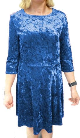 Twist Back FF Velour dress PDF digital sewing pattern // Size 6-22 UK // Instant download with 9 printable sizes - image 4