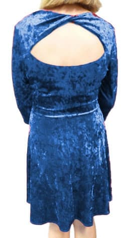 Twist Back FF Velour dress PDF digital sewing pattern // Size 6-22 UK // Instant download with 9 printable sizes - image 5