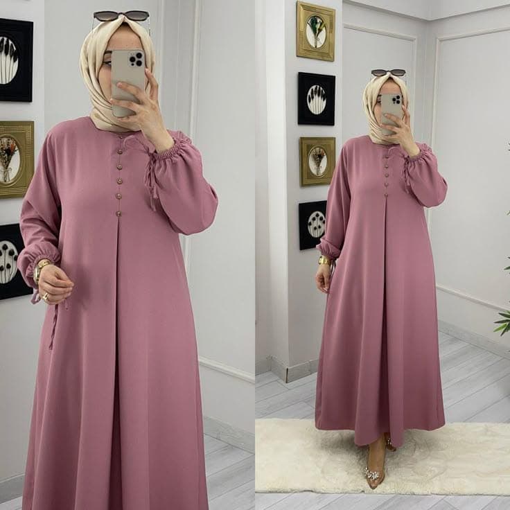 Patron de couture Abaya Pdf A4-A0| Robe Aline | Modèles de vêtements nationaux arabes/ Niqab /tailles xs--xxl/mode musulmane, hijab,ramadan - image 4