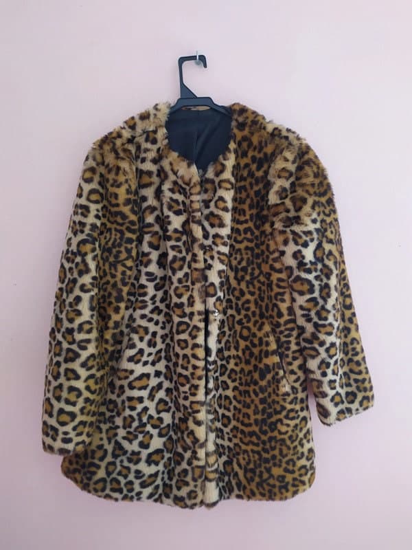 Animal print fur coat Autumn and winter/ Pdf swing pattern /sizes s-m-l/Winter Coat Sewing Pattern - image 5