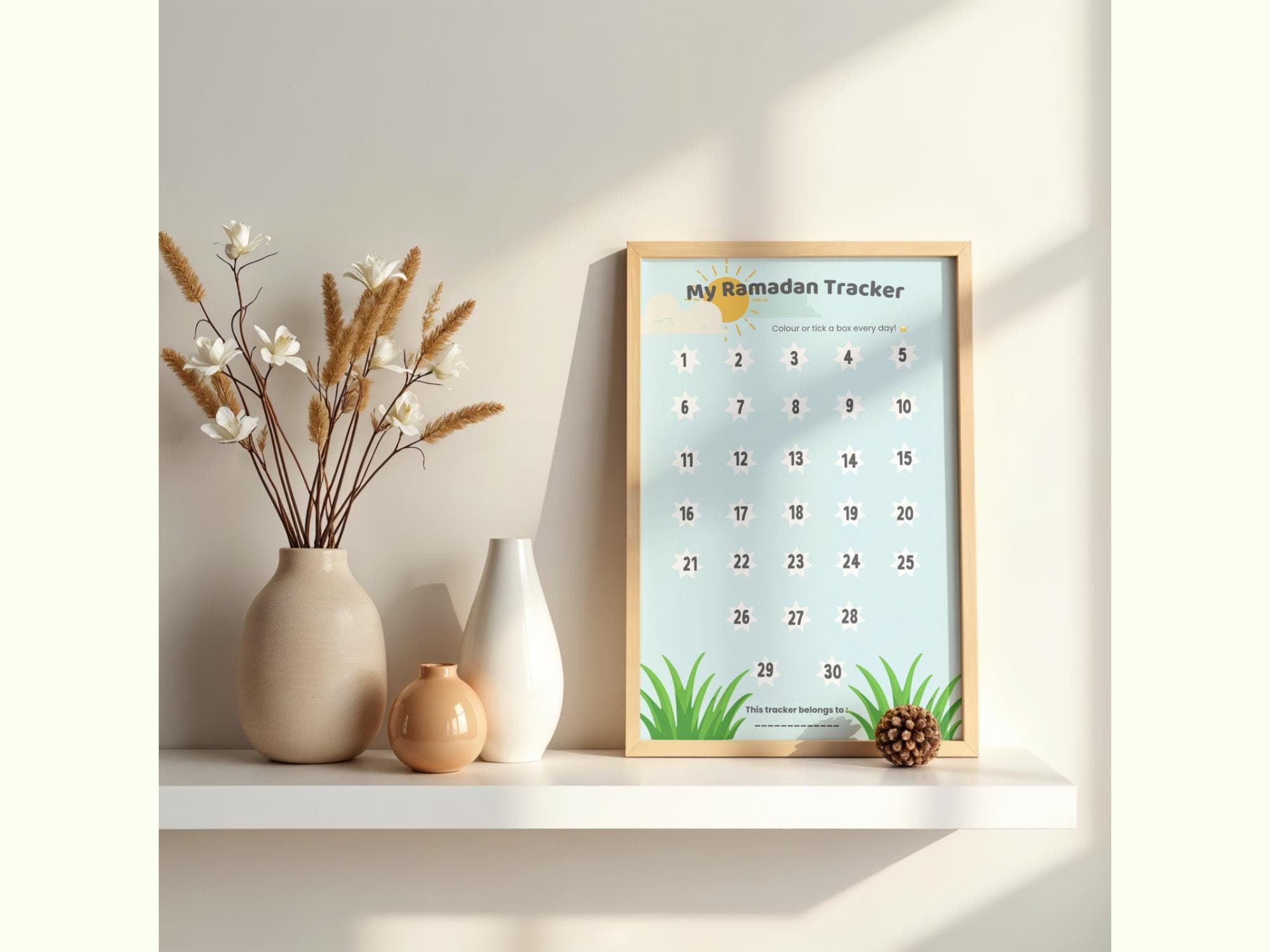 Kids Ramadan Tracker Printable | Islamic Good Deeds Chart (A4 Size Digital Download) - image 5