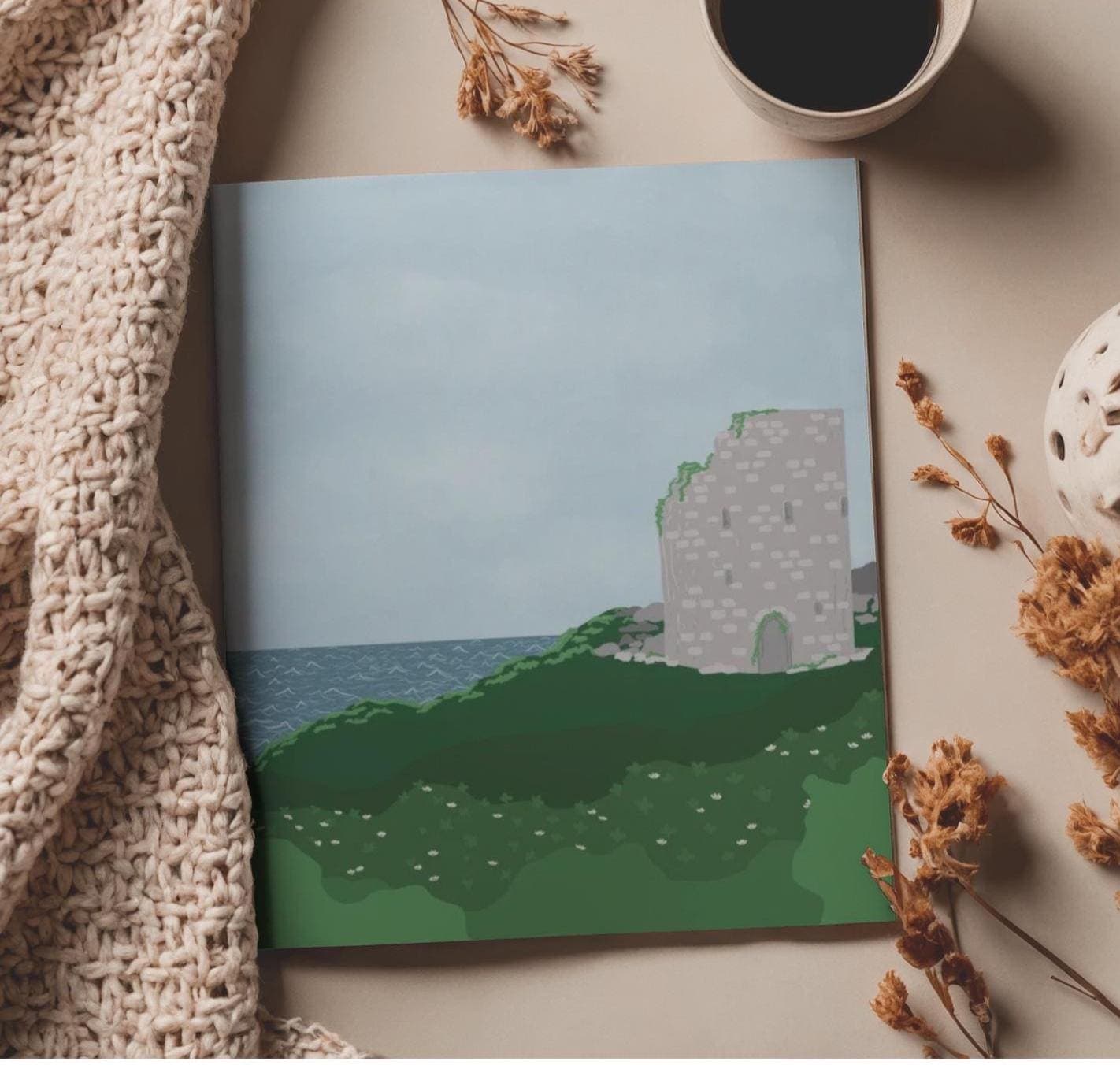 Irish Castle Wall Print: Hand-Drawn St. Patrick's Art (Digital Download) - image 3