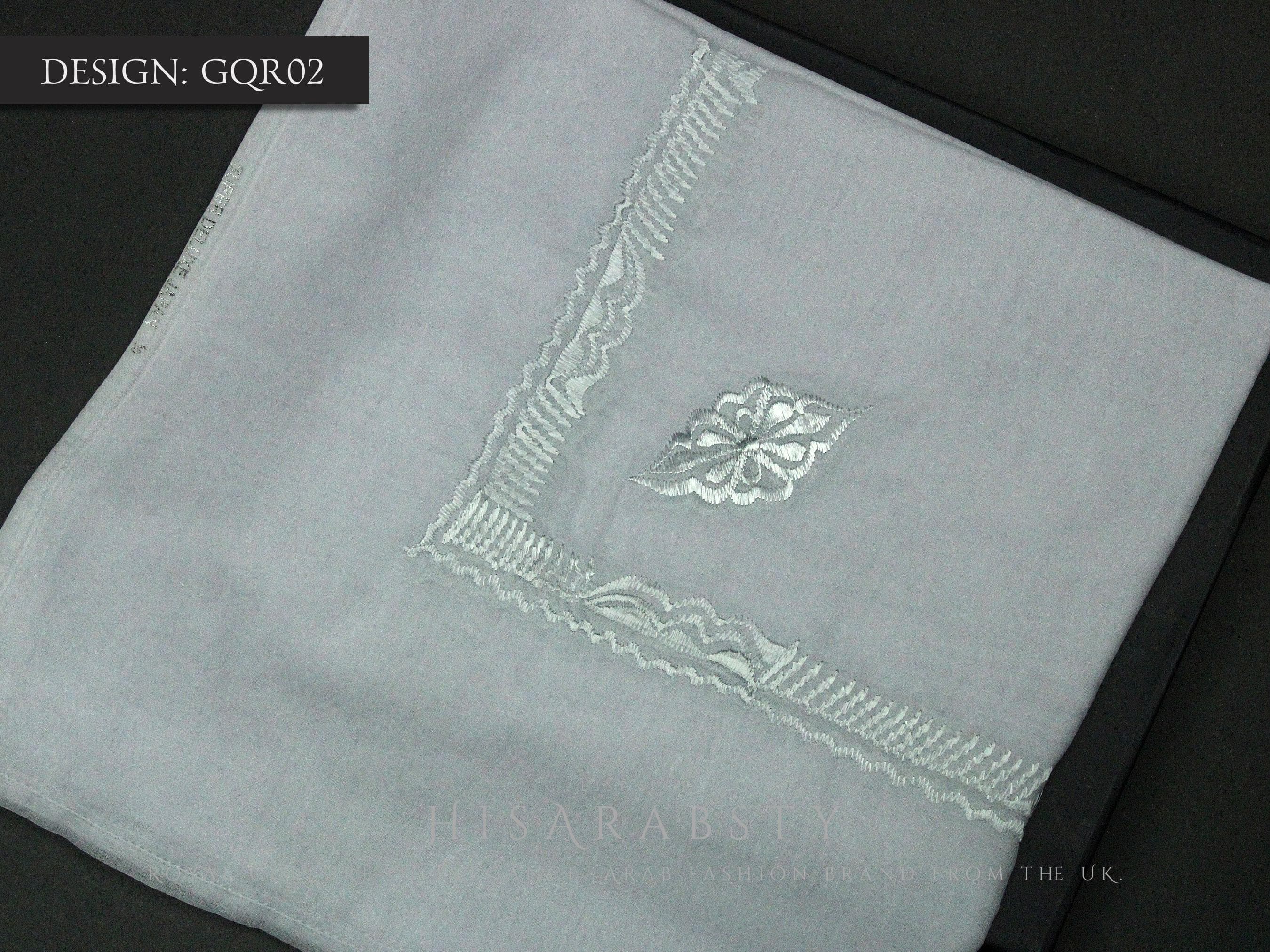 Premium Embroidered White Qatari Ghutra Authentic Scarf Rare Shemagh Soft Keffiyeh Imamah Voile Yashmagh Fancy Headware Arabian - image 4