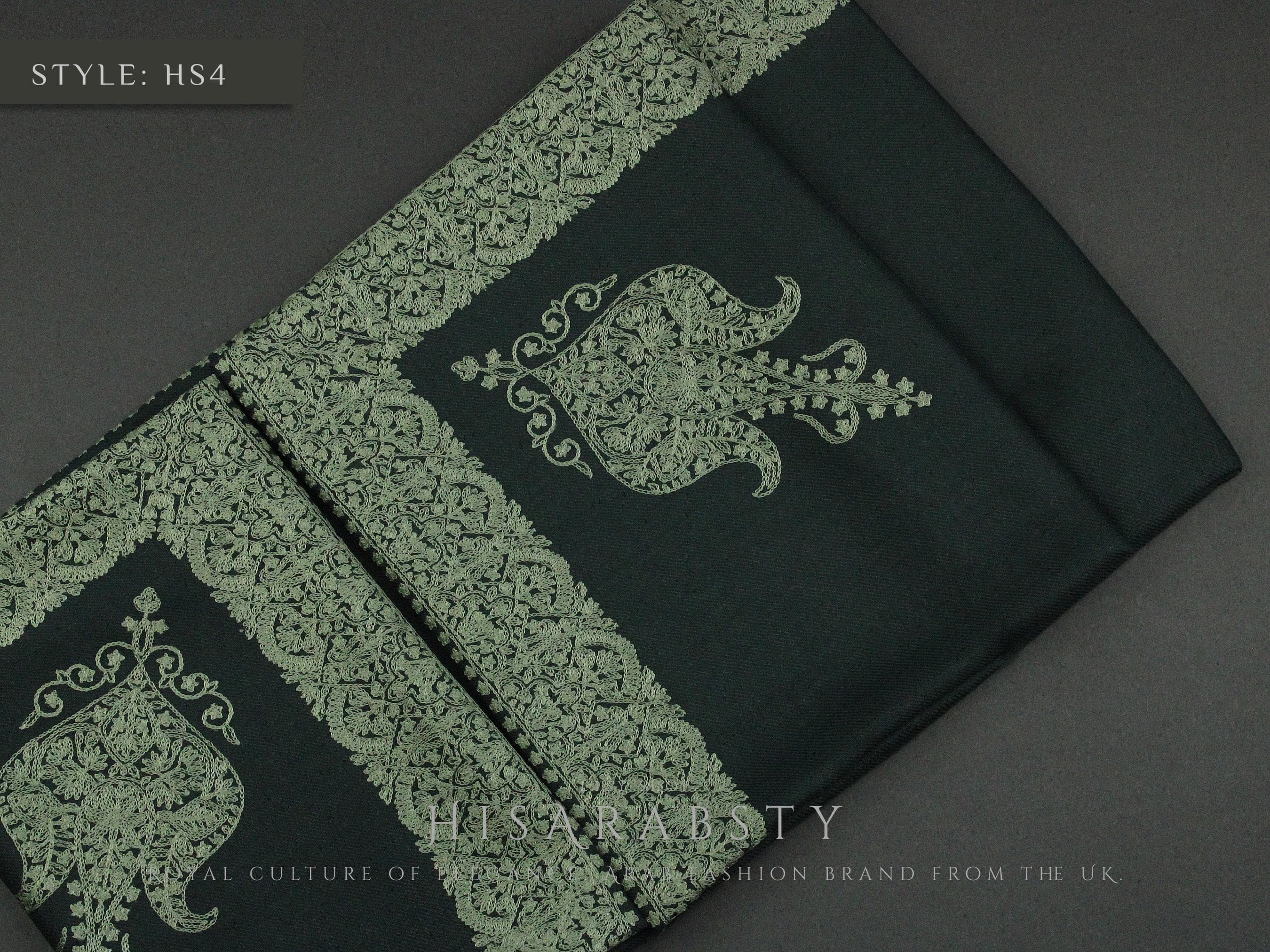 Rare Green Authentic Yemeni Shemagh Embroidered Scarf Amazing Keffiyeh Imamah Turban Eid Outfit Islamic Attire Gift Ghutra Headwear