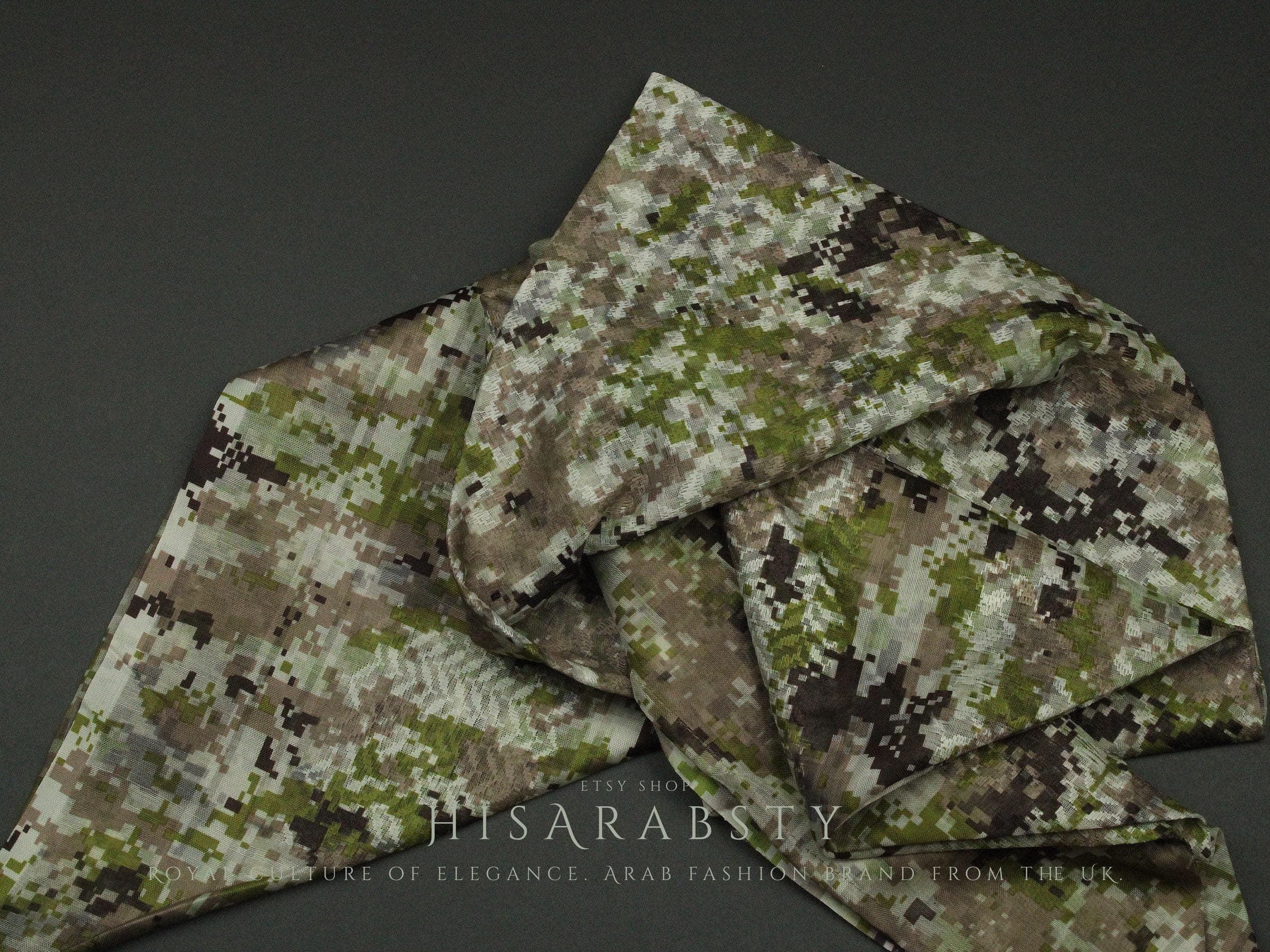 Unique Military Arabian Shemagh Tactical Desert Scarf Wrap Keffiyeh Original Arabian Scarf Saudi Arabian Imamah Arabic Attire Ghutra Outfit - image 5
