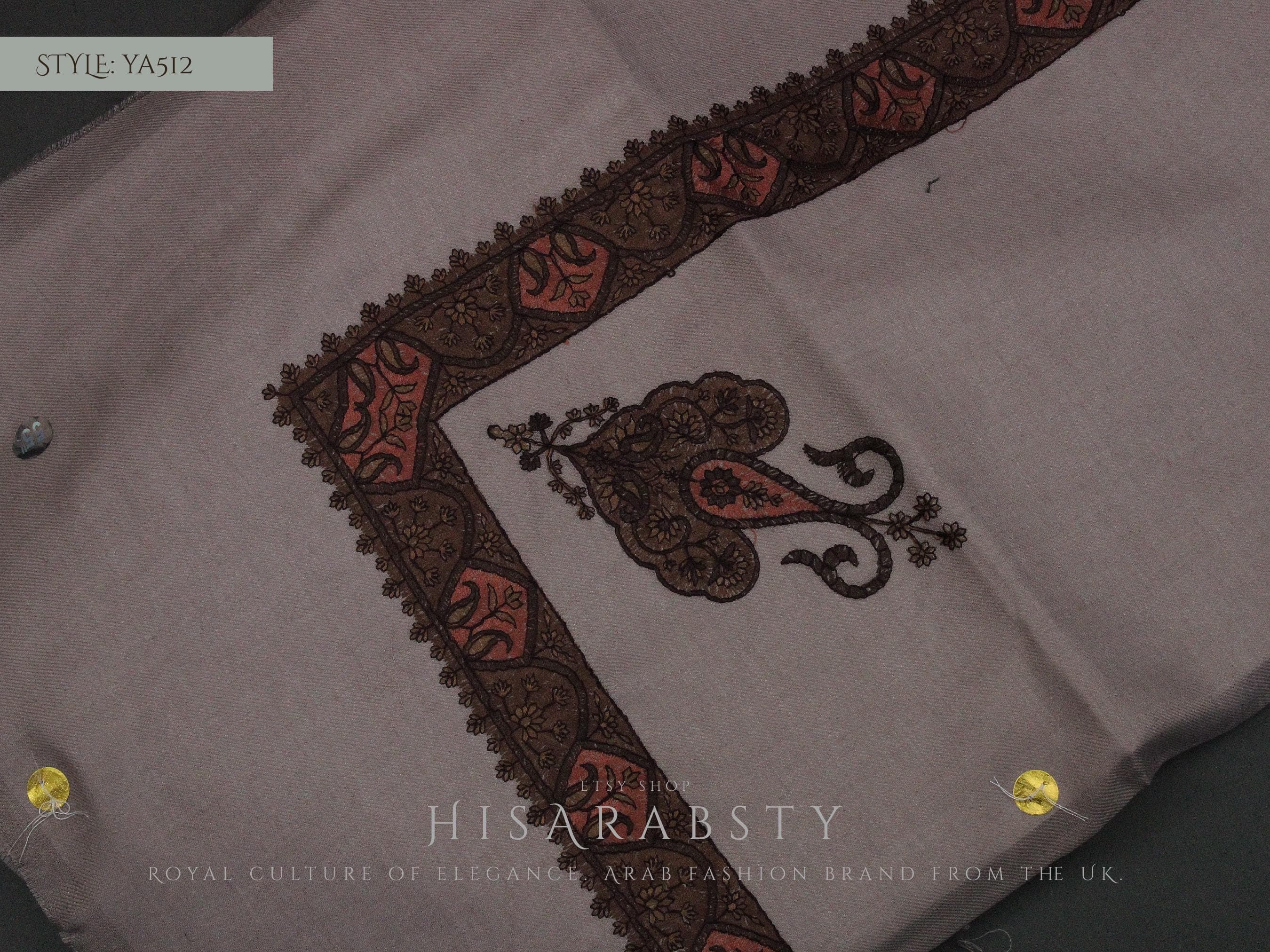 Rare Authentic Yemeni Shemagh Embroidered Scarf Amazing Keffiyeh Imamah Turban Eid Outfit Islamic Attire Ramadhan Gift Ghutra Headwear - image 4