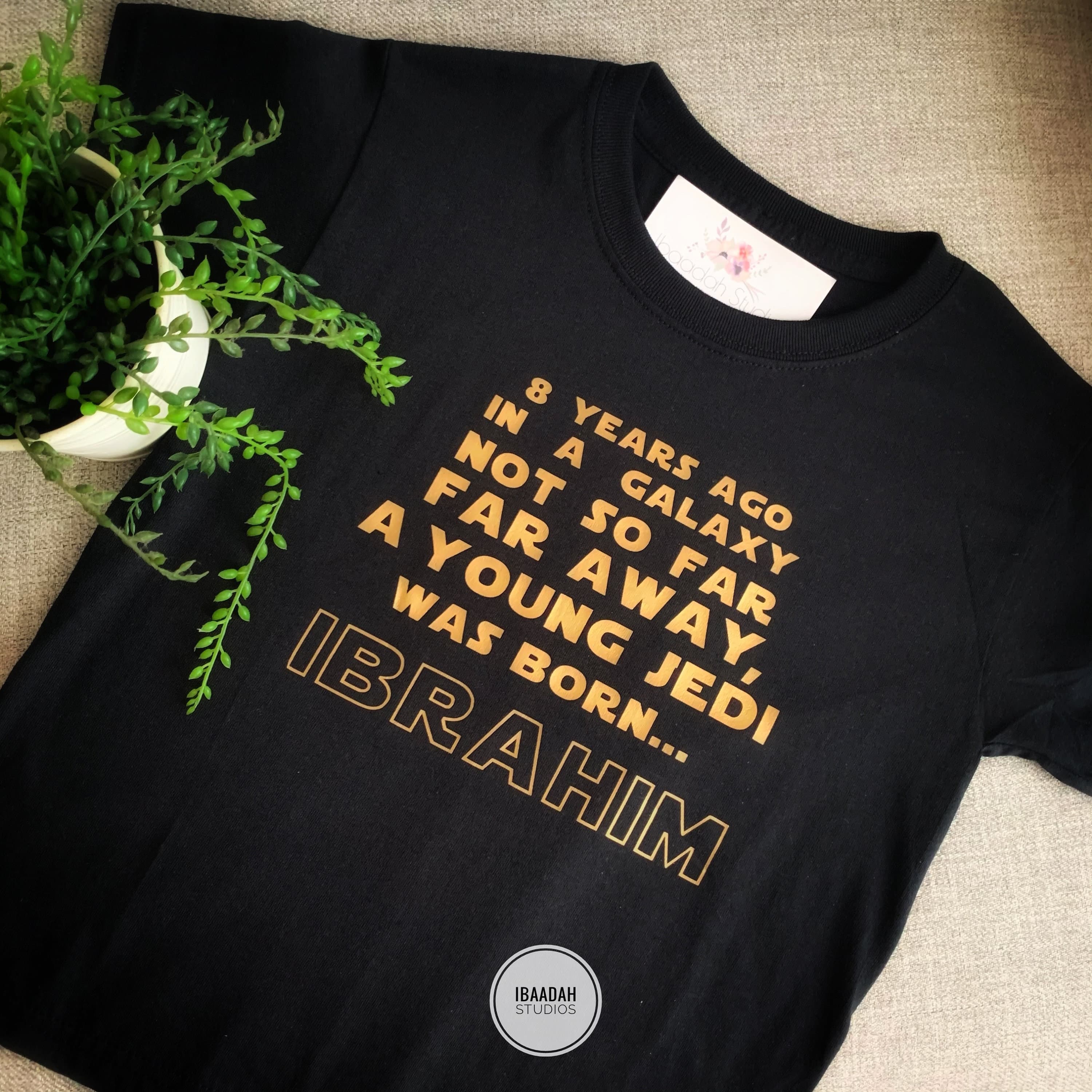 Personalized Star Wars Birthday T-shirt