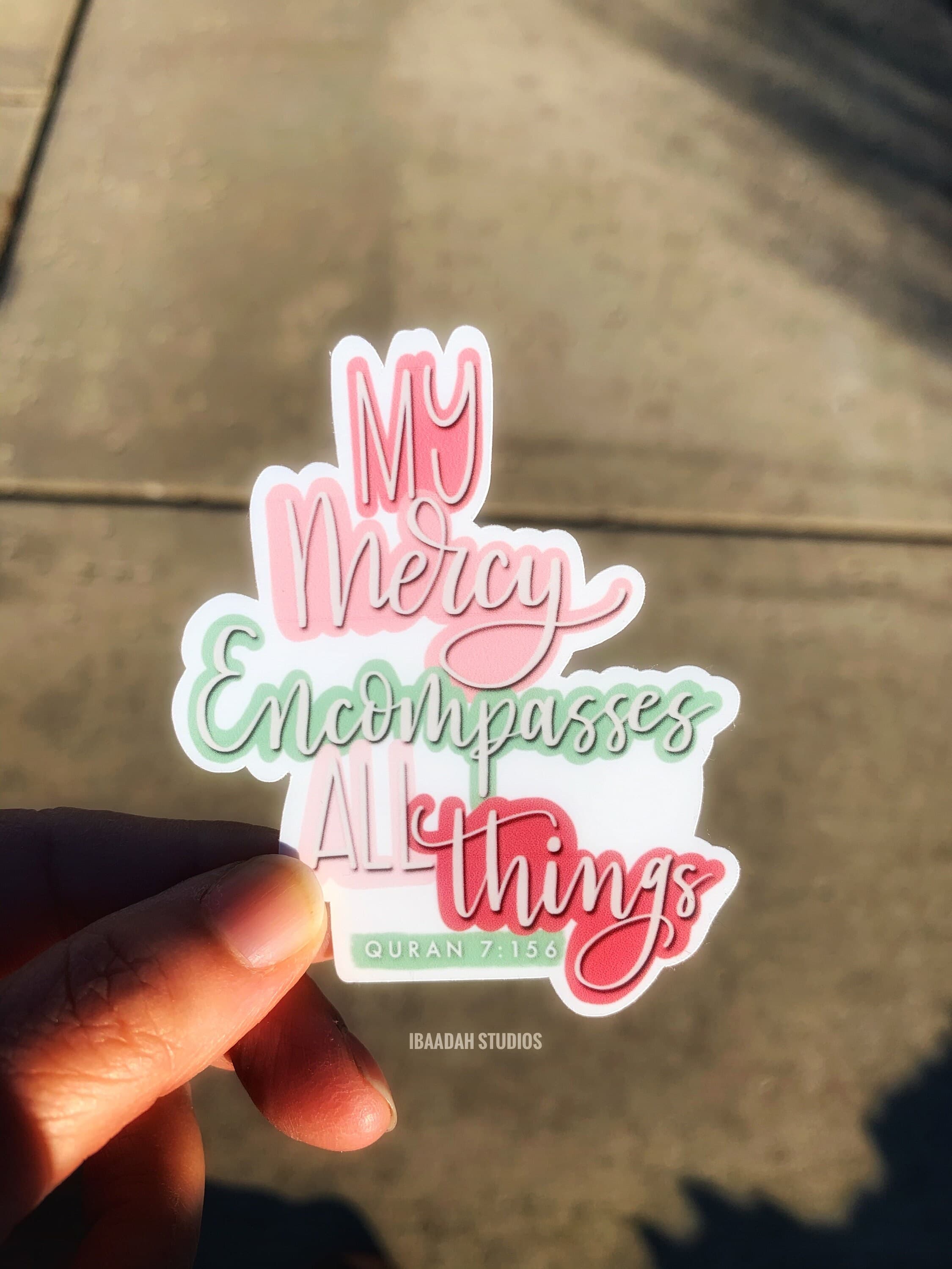 Islamic Sticker: My Mercy Encompasses Everything, Quranic Decal - image 5