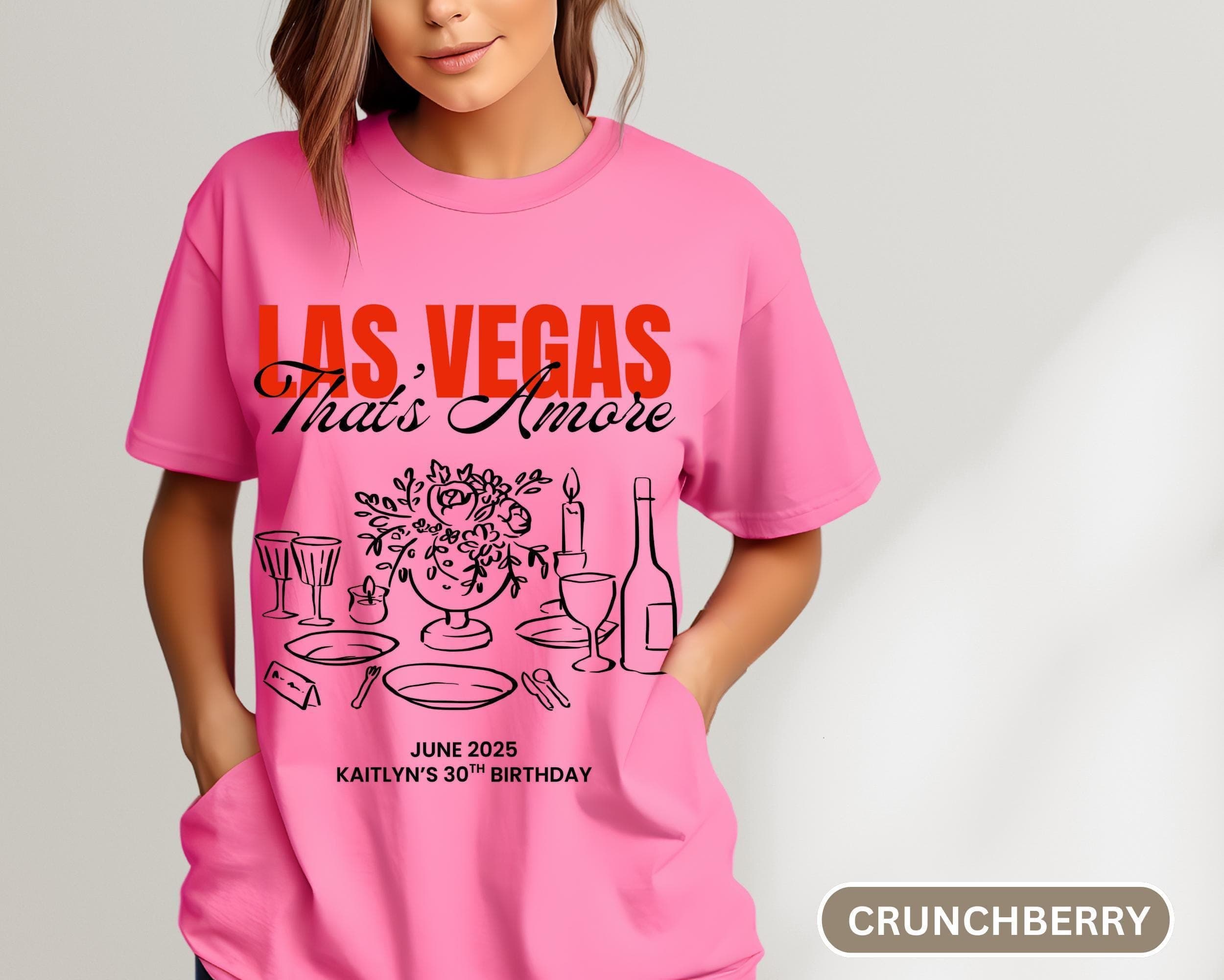 Custom "That's Amore" Bachelorette Party Comfort Colors T-Shirt - image 5