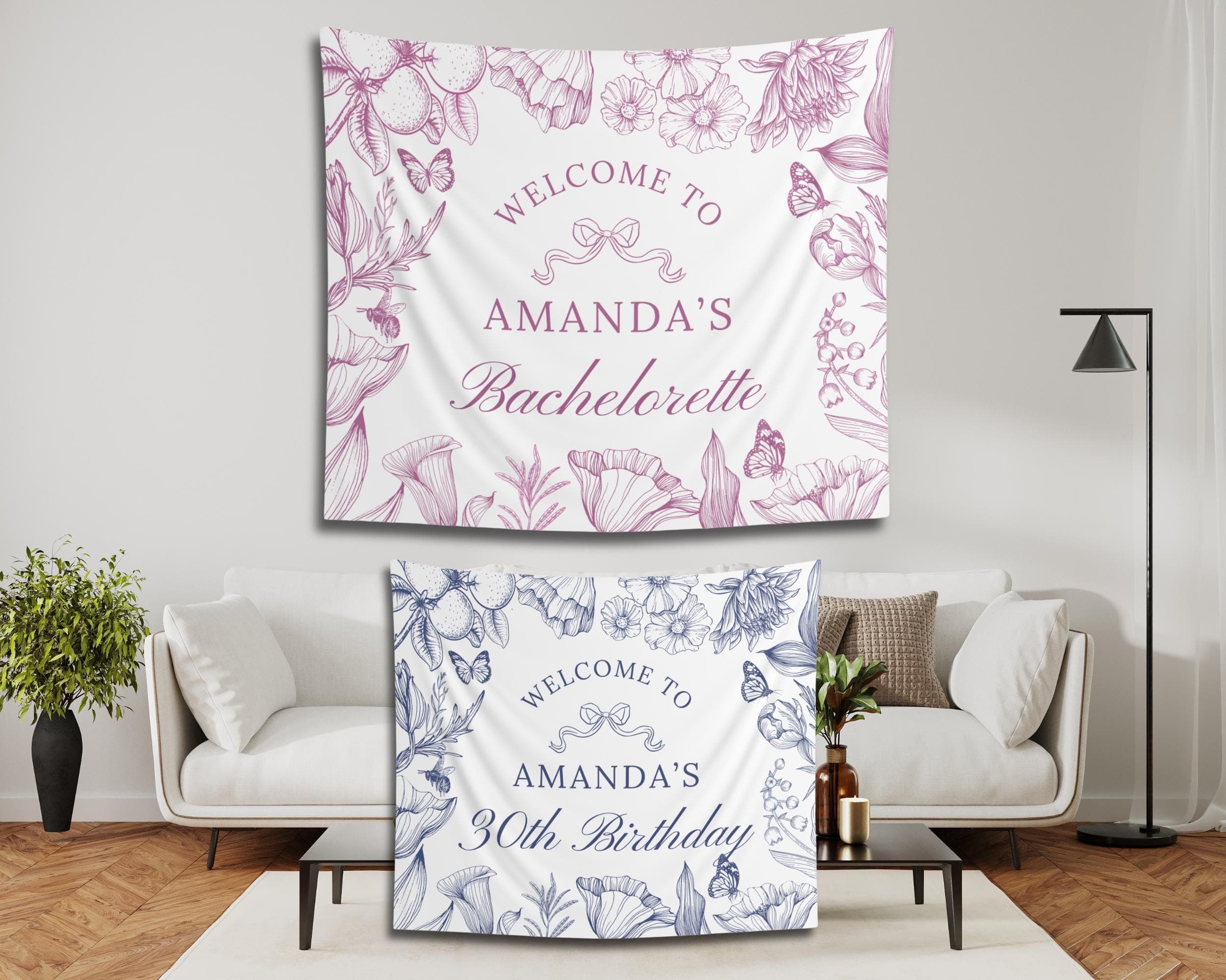 Personalized Coastal 40th Birthday Banner: Seashells, Ocean Party Decor - image 4