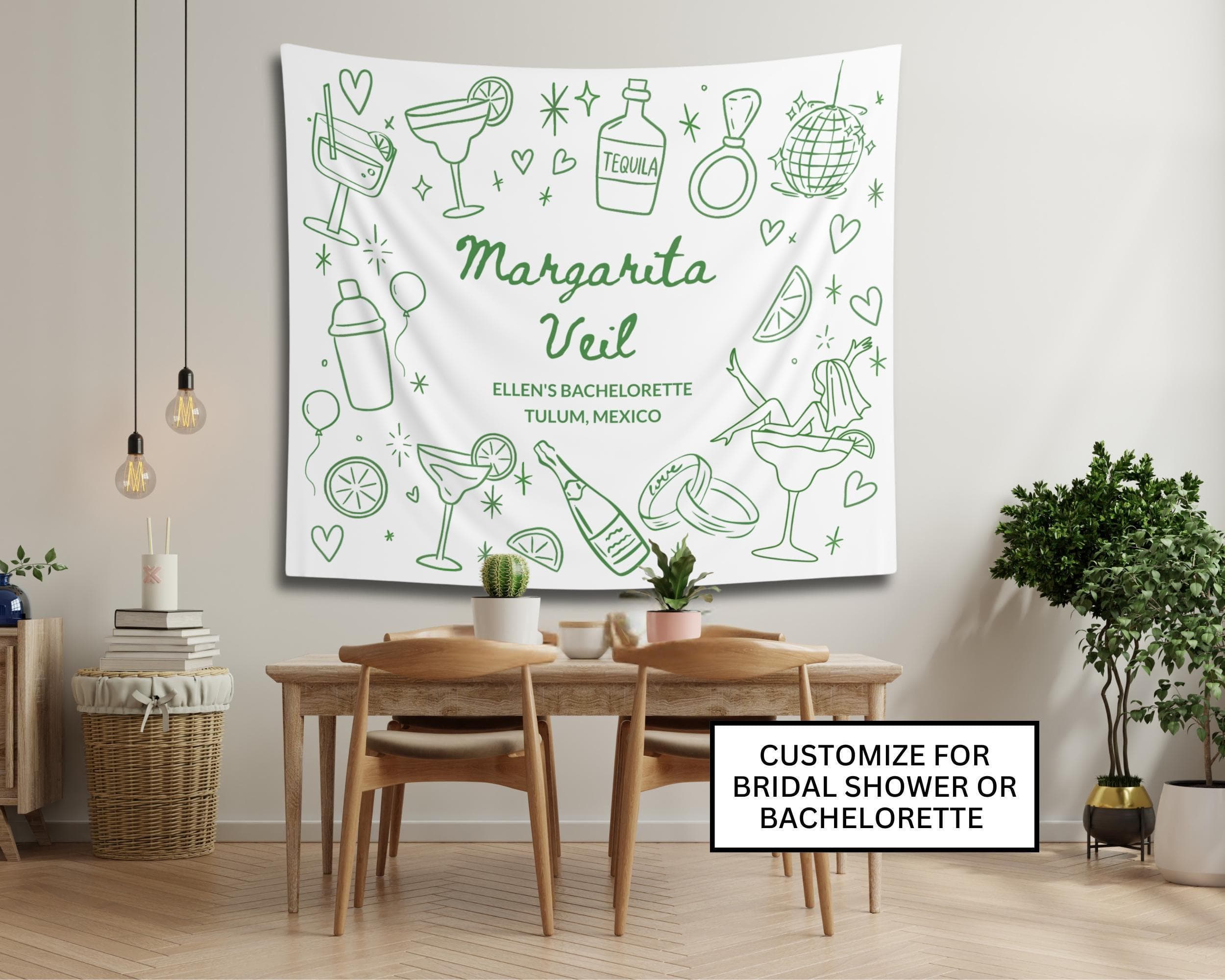 Margarita Veil Bachelorette Banner: Fiesta Bridal Shower Decor - image 5
