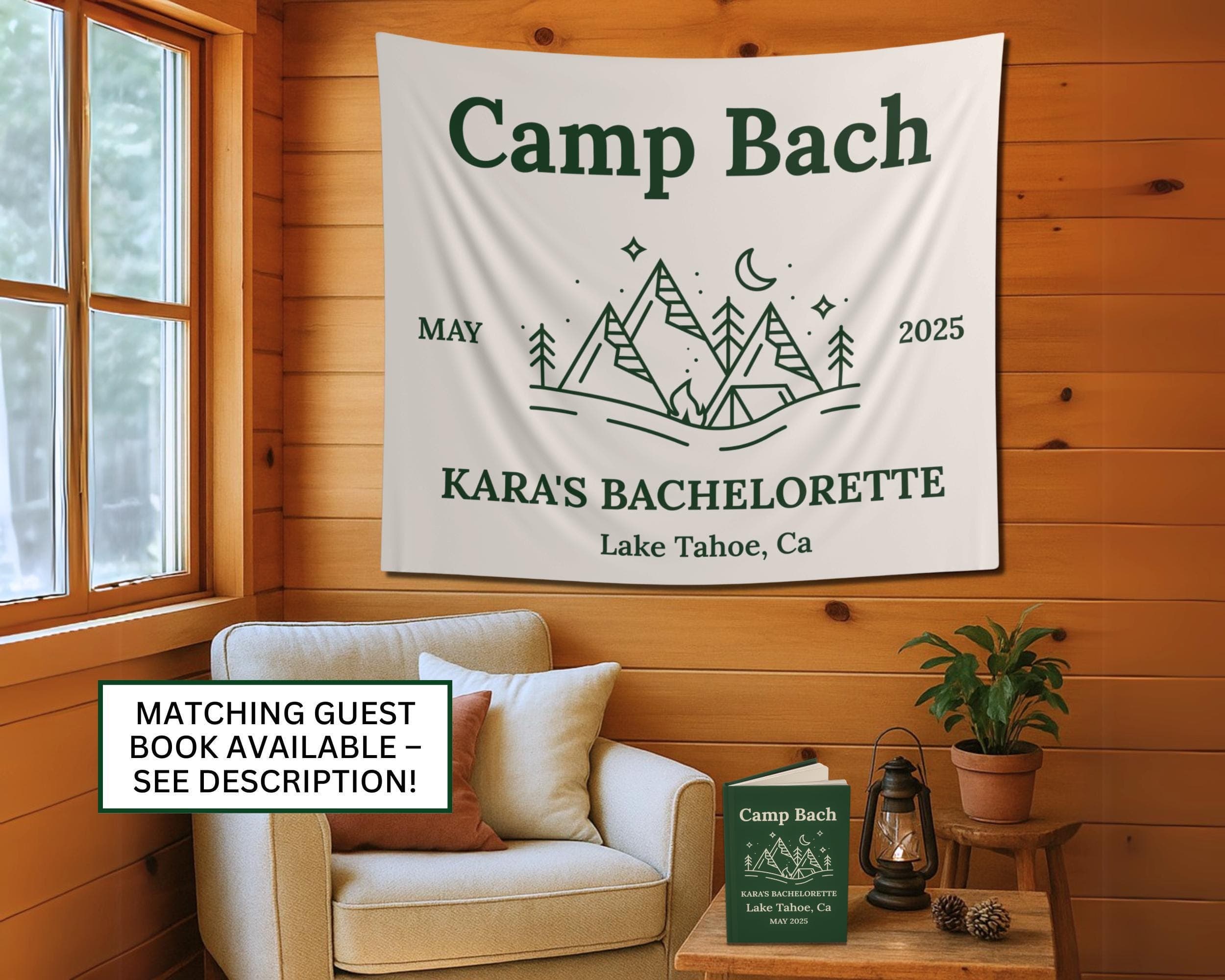 Camp Bachelorette Banner: Last Trail Before Veil Party Decor - image 5