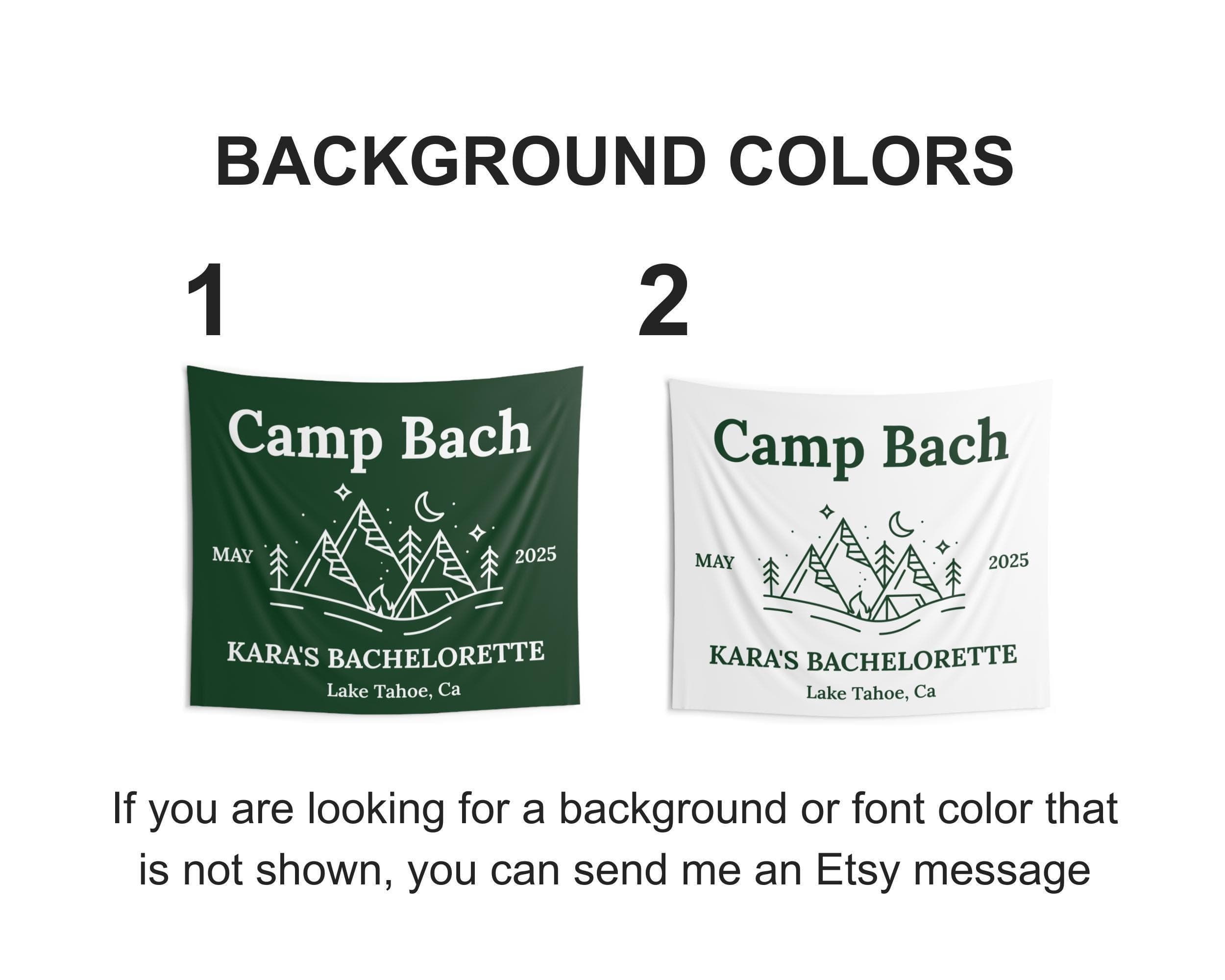 Camp Bachelorette Banner: Last Trail Before Veil Party Decor - image 3