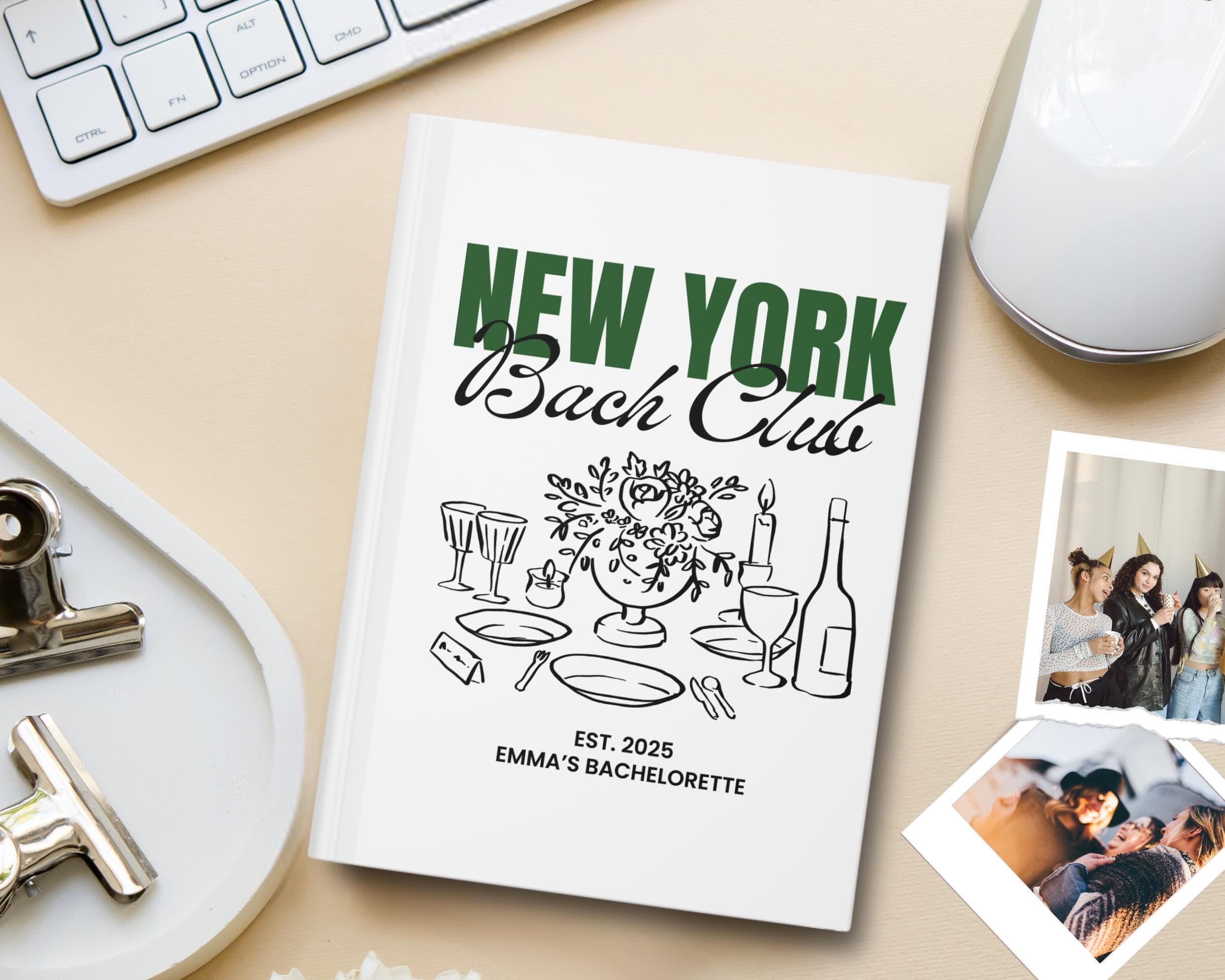 Custom Bachelorette Guest Book: Polaroid Photo Album, Bridal Shower Scrapbook