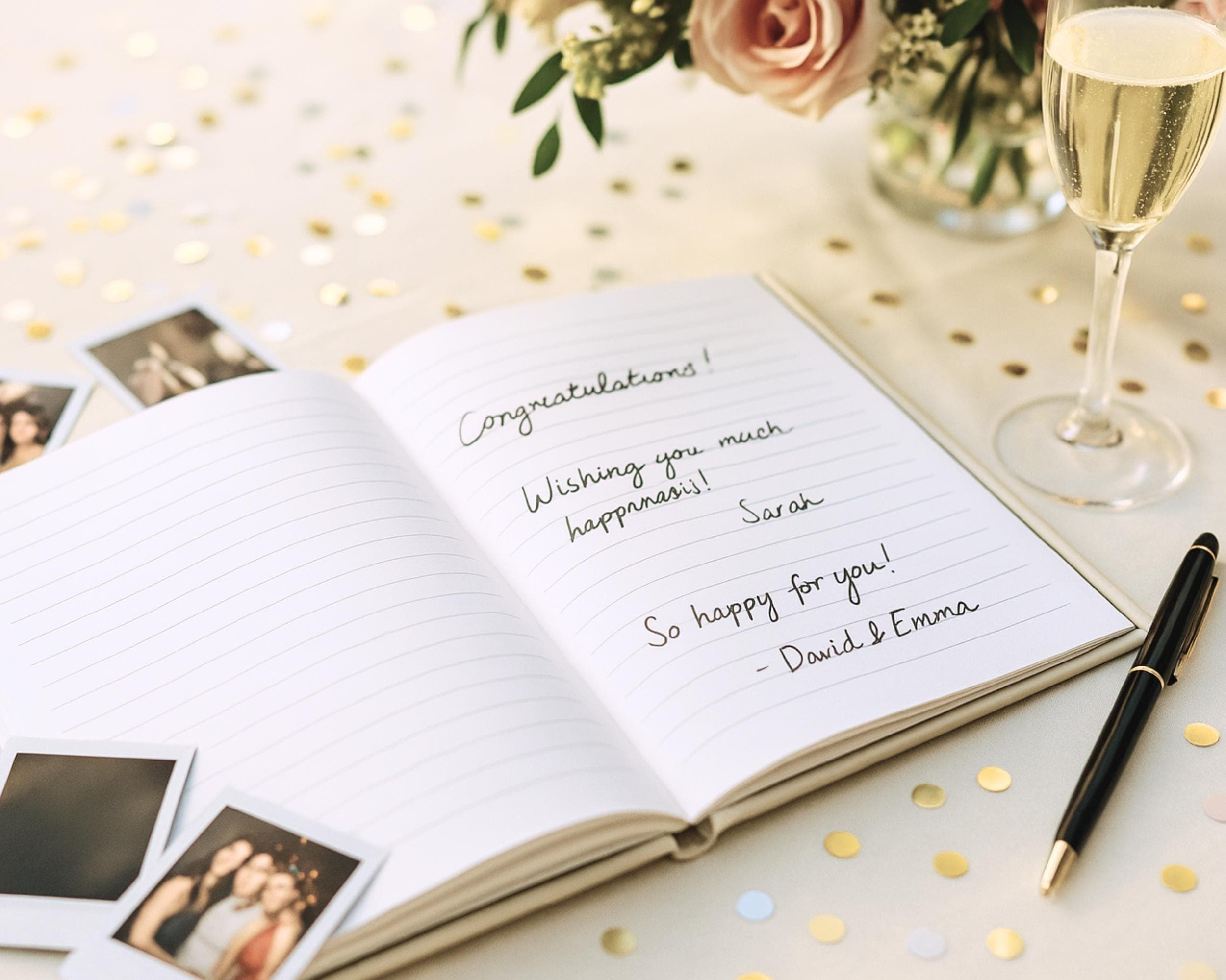 Coastal Bachelorette Party Guest Book: Polaroid Photo Album - image 4