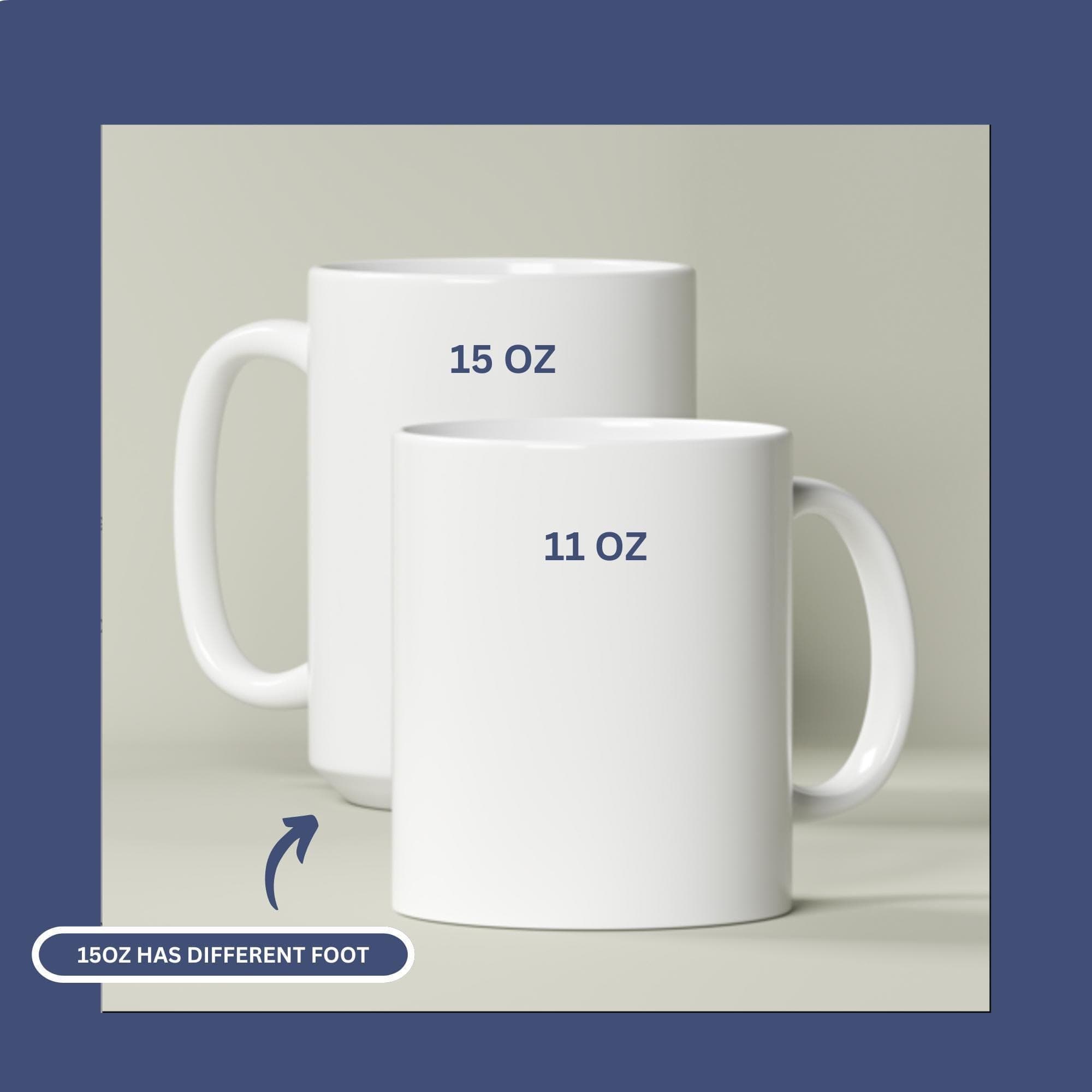 Blue Chinoiserie Cat Mug: Floral Cottagecore Coffee Cup - image 4