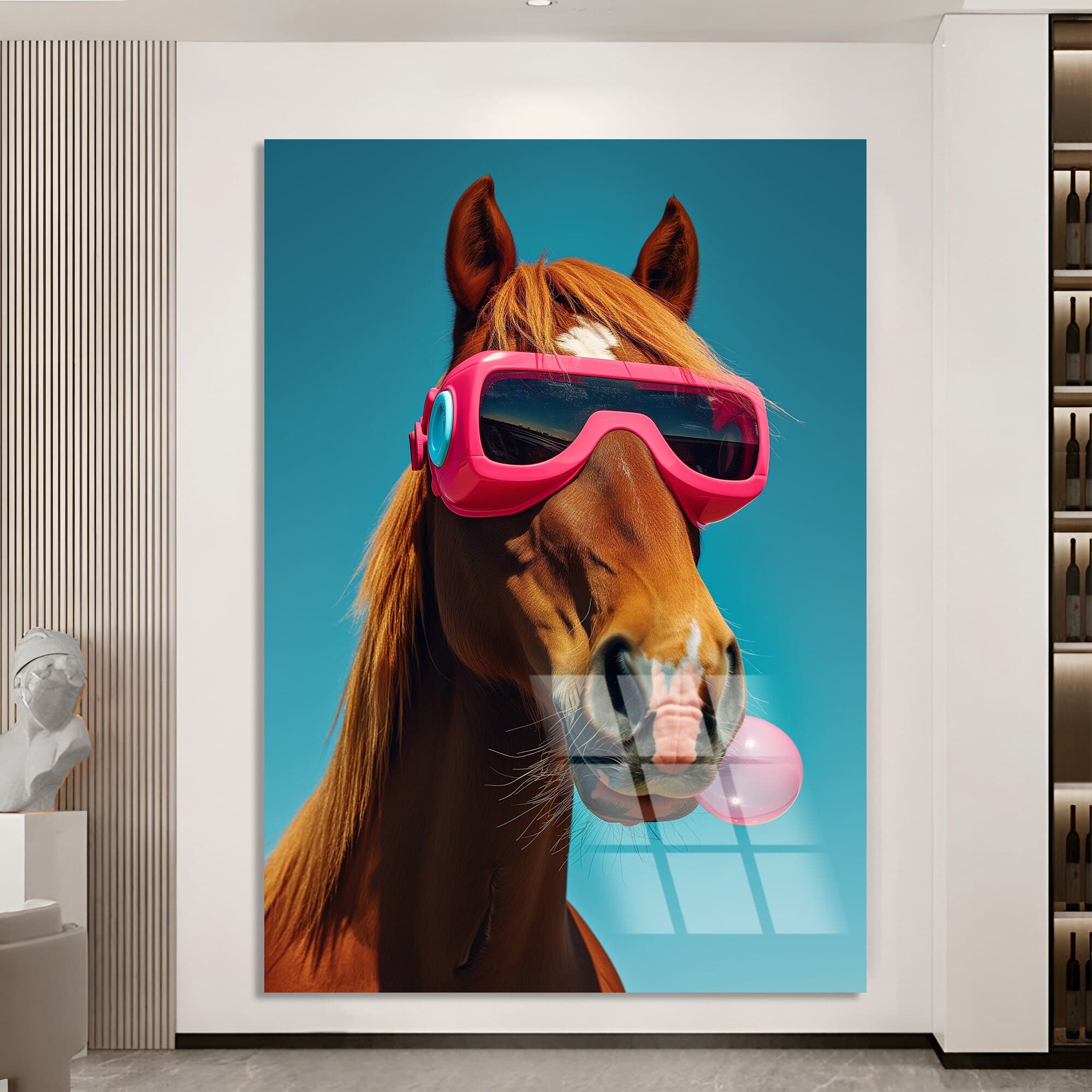 Horse Gift Horse Lover Gift Wall Hangings Large wall decor Nursery Decor Horse Print Modern Wall Art Housewarming Gift Interior Design - image 5
