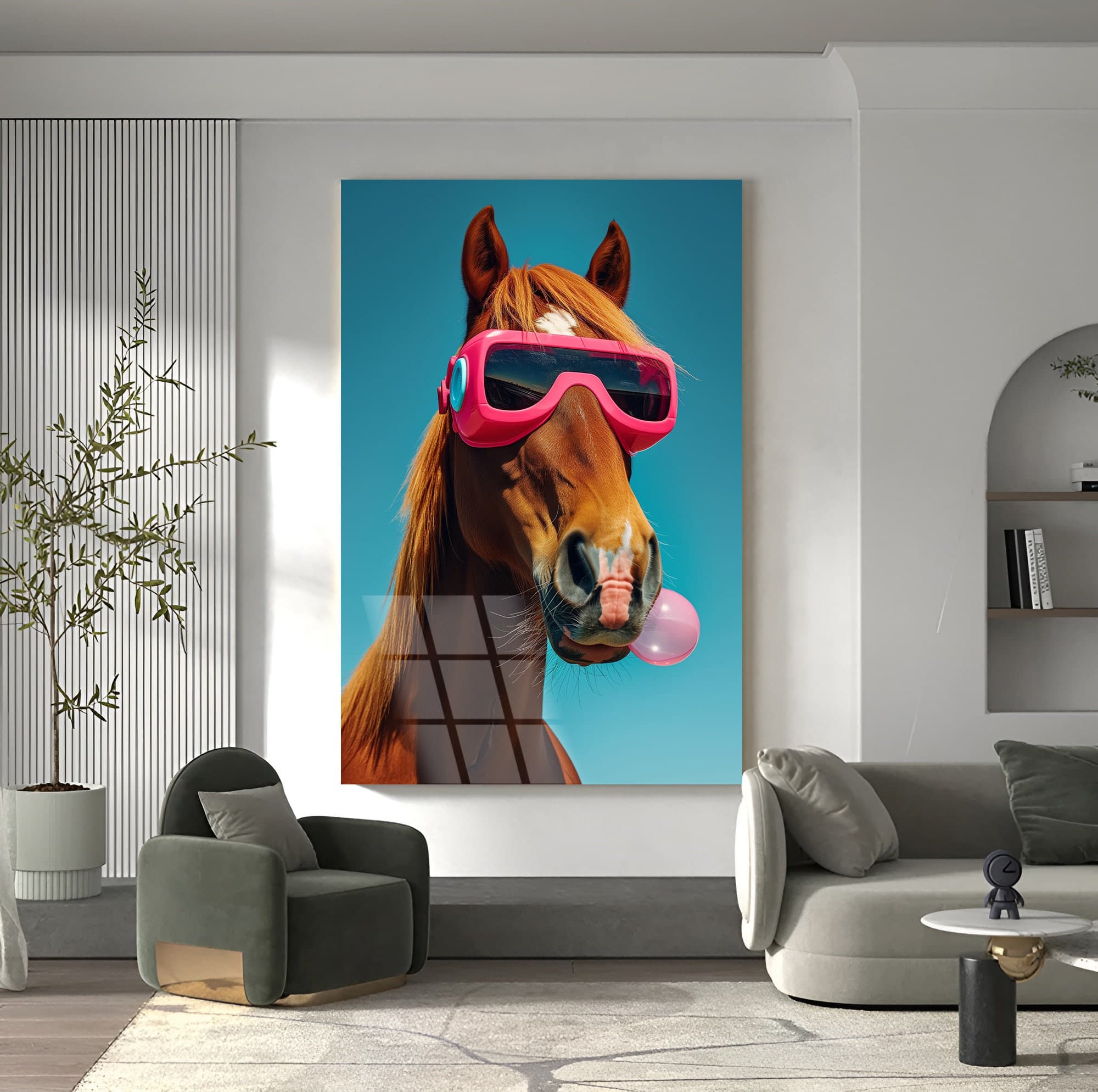 Horse Gift Horse Lover Gift Wall Hangings Large wall decor Nursery Decor Horse Print Modern Wall Art Housewarming Gift Interior Design - image 4