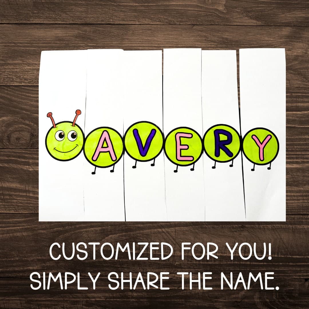 Custom Kid Name Puzzle
