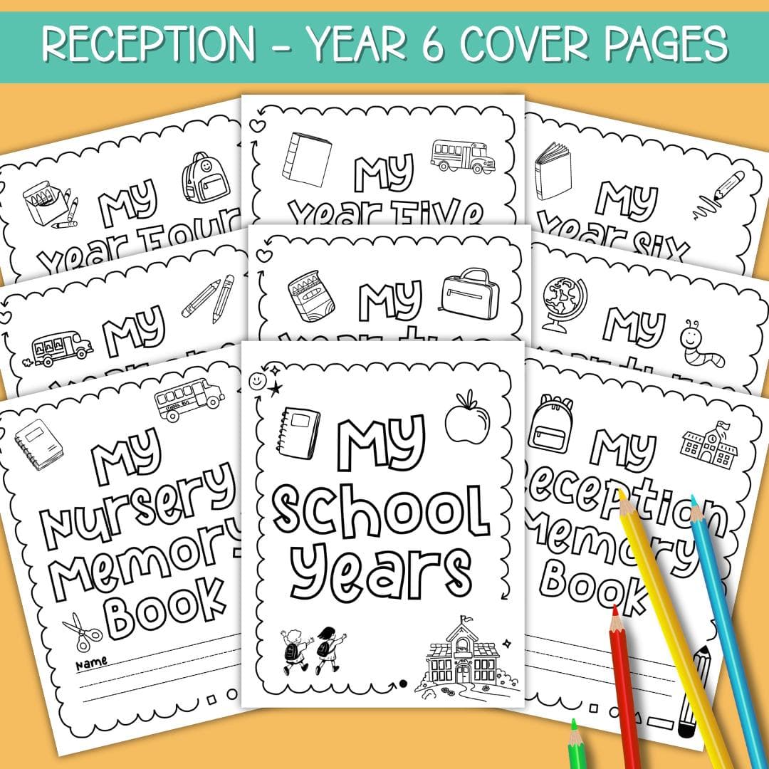 School Memory Book School Year About Me Book A4 Printable Keepsake End of Year Memory Kid Activity Book Watch Me Grow Gift for Kids - image 3