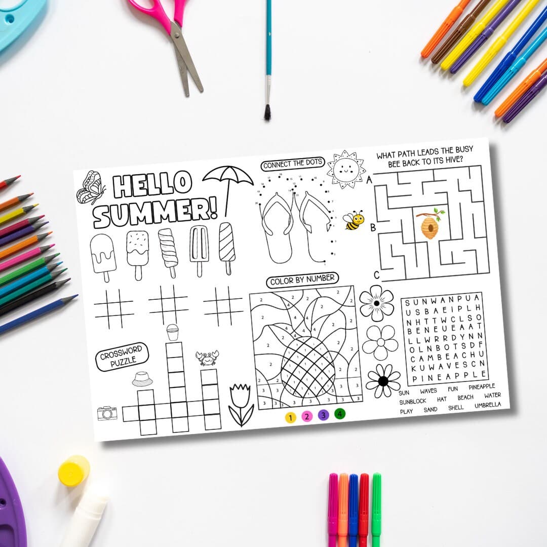 kid placemat