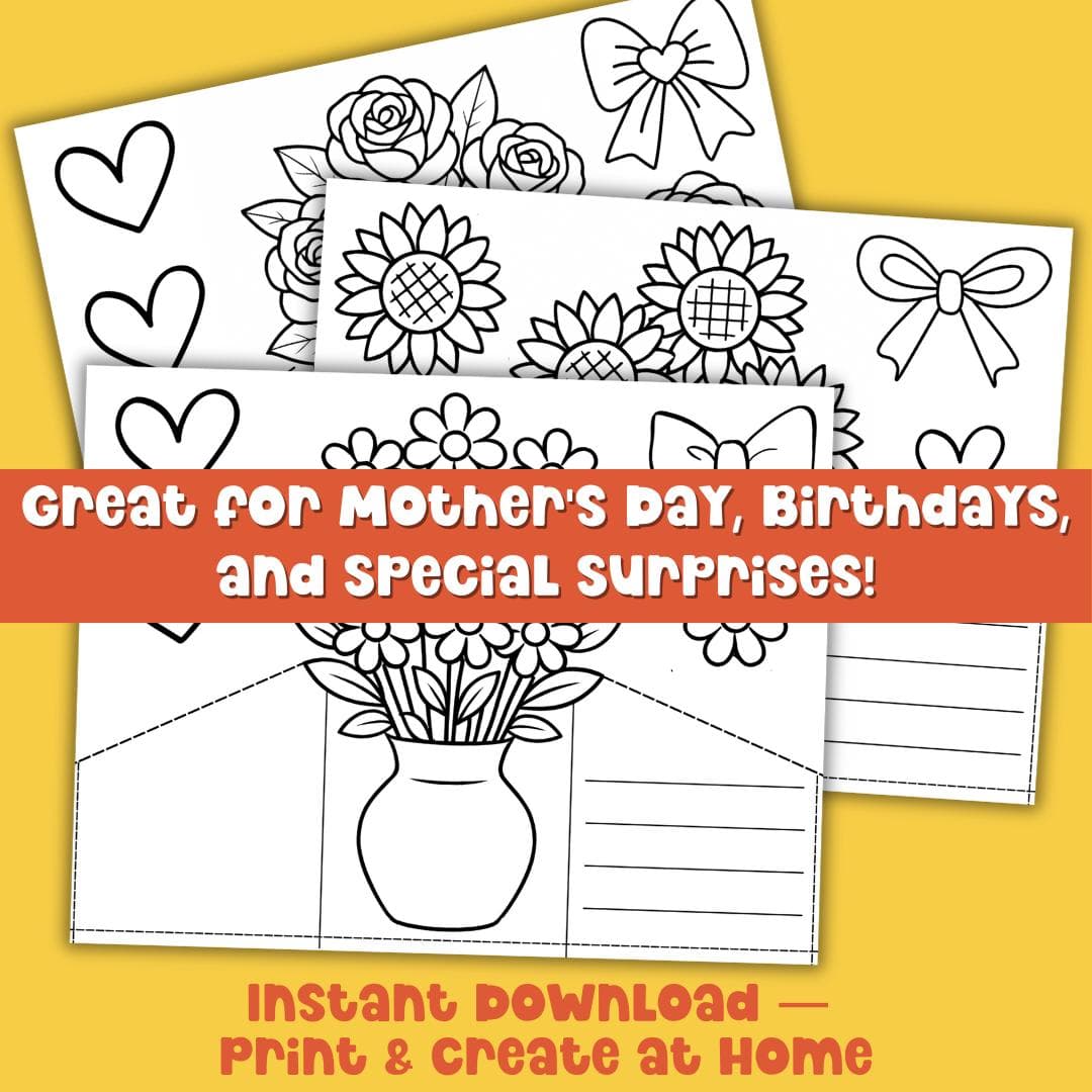 DIY Kid Craft Foldable Card