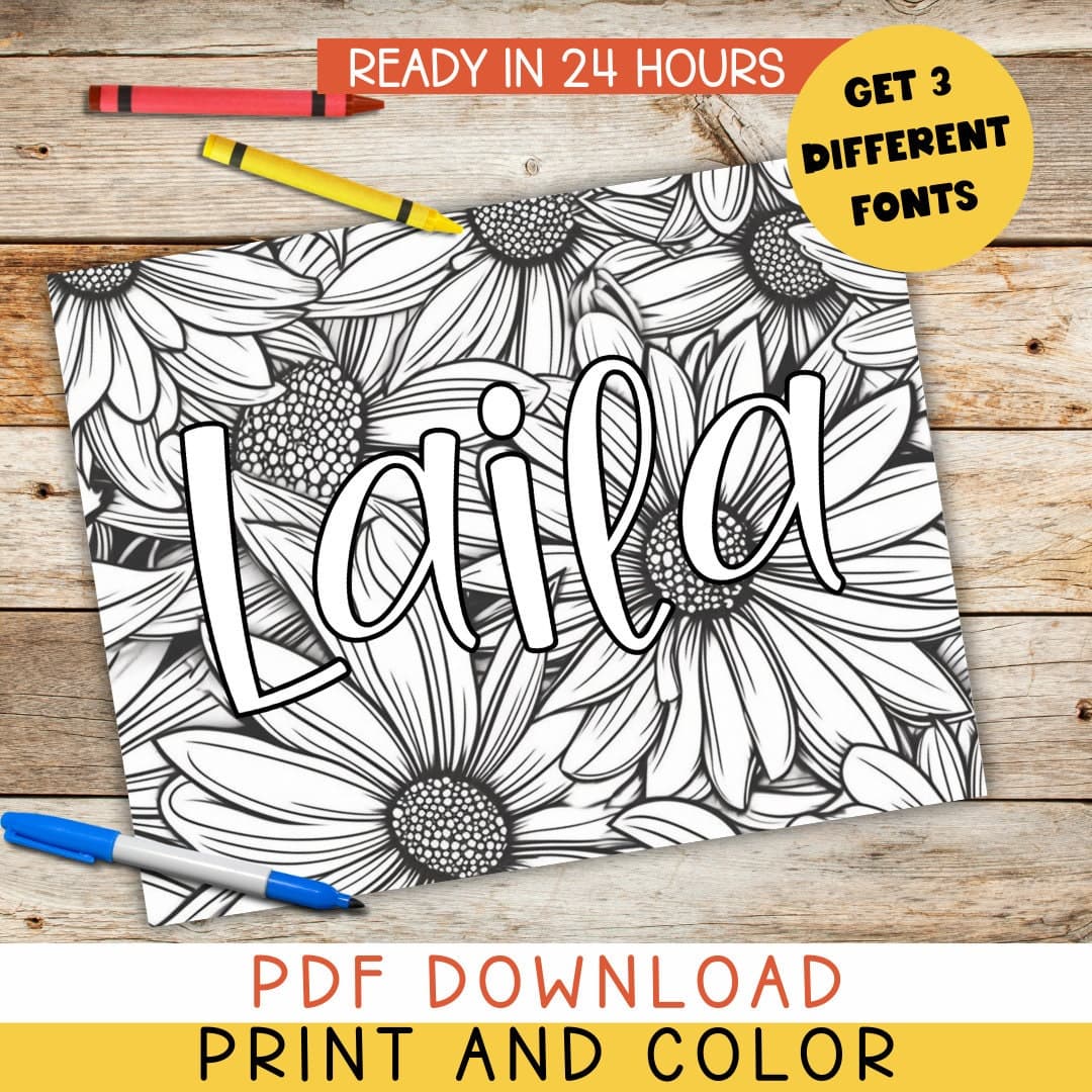Custom Name Coloring Page for Teen Anxiety Worksheet Stress Relief Therapy Tool for Emotional Support Coloring Activity Mental Health