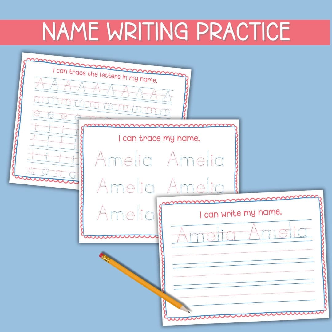 Custom Learn to Write Name
