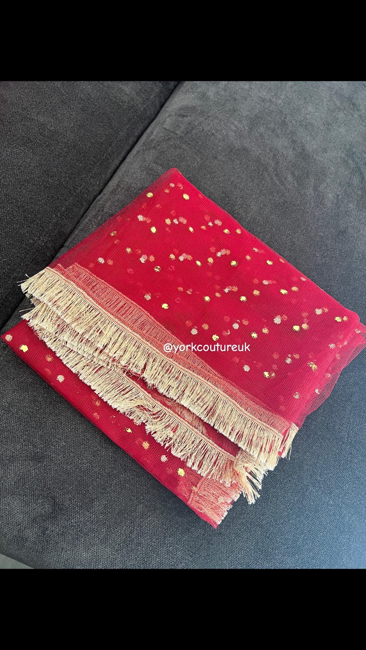 Plain Bridal veil dupatta with lace Wedding dupatta Shaadi & Engagement Bridal for Entrance and Rukhsati 210 x 95cm - image 4