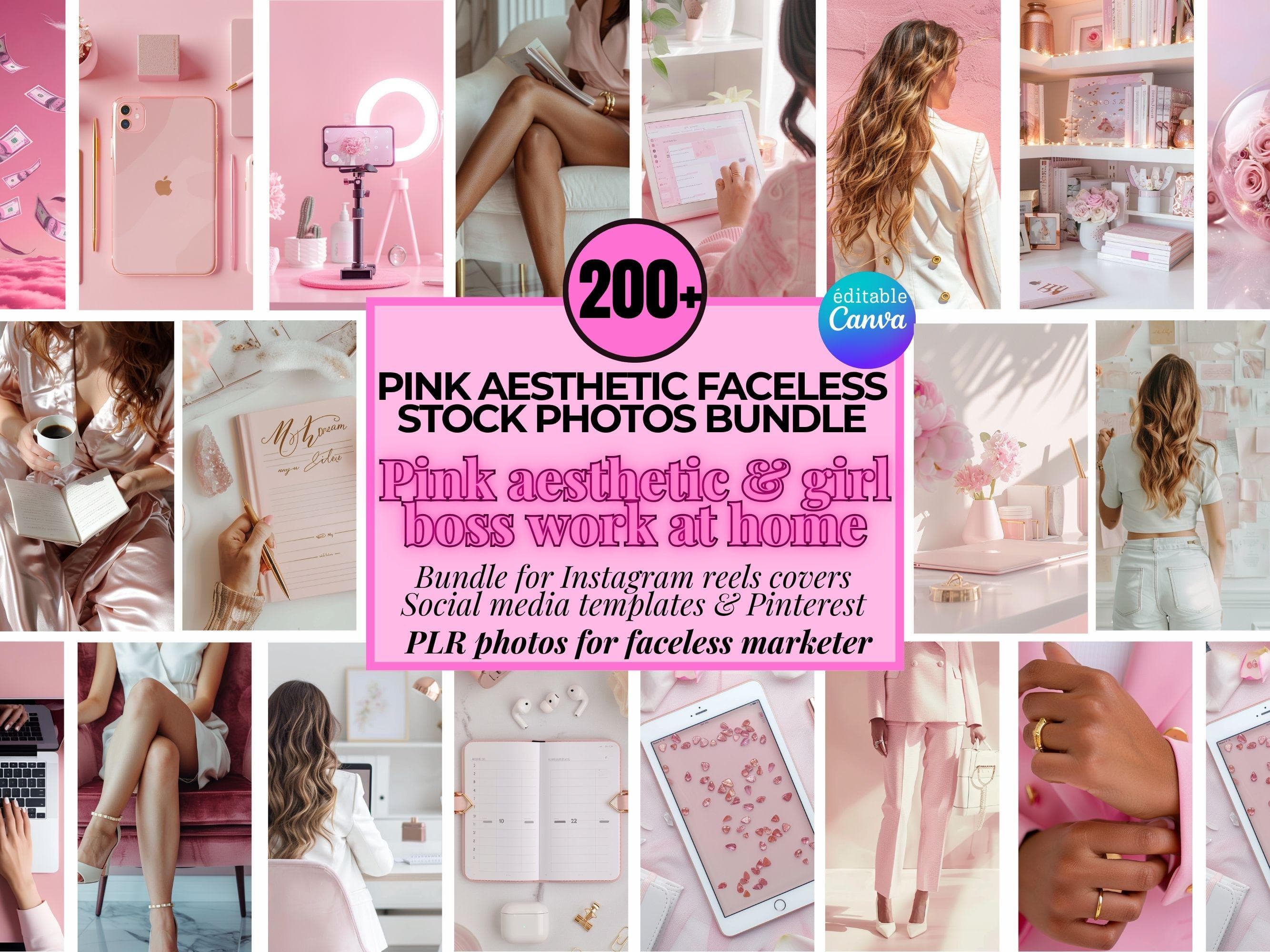 pink faceless photo for cover instagram, pink instagram cover aesthetic, pink stock images aesthetic pinterest | MRR & PLR license