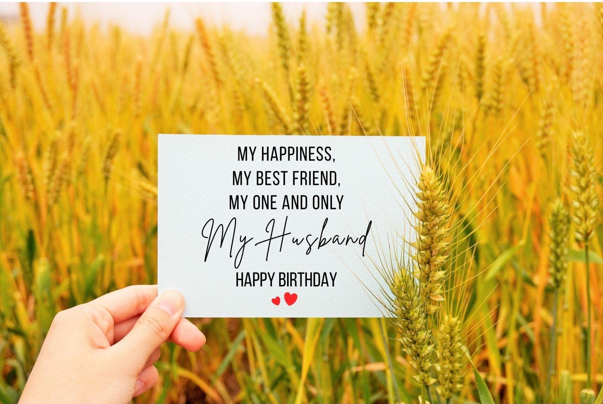 Birthday Card for Husband, Husband Birthday Card, Printable Happy Birthday Husband, Romantic Birthday Card For Love Of My Life,Digital File
