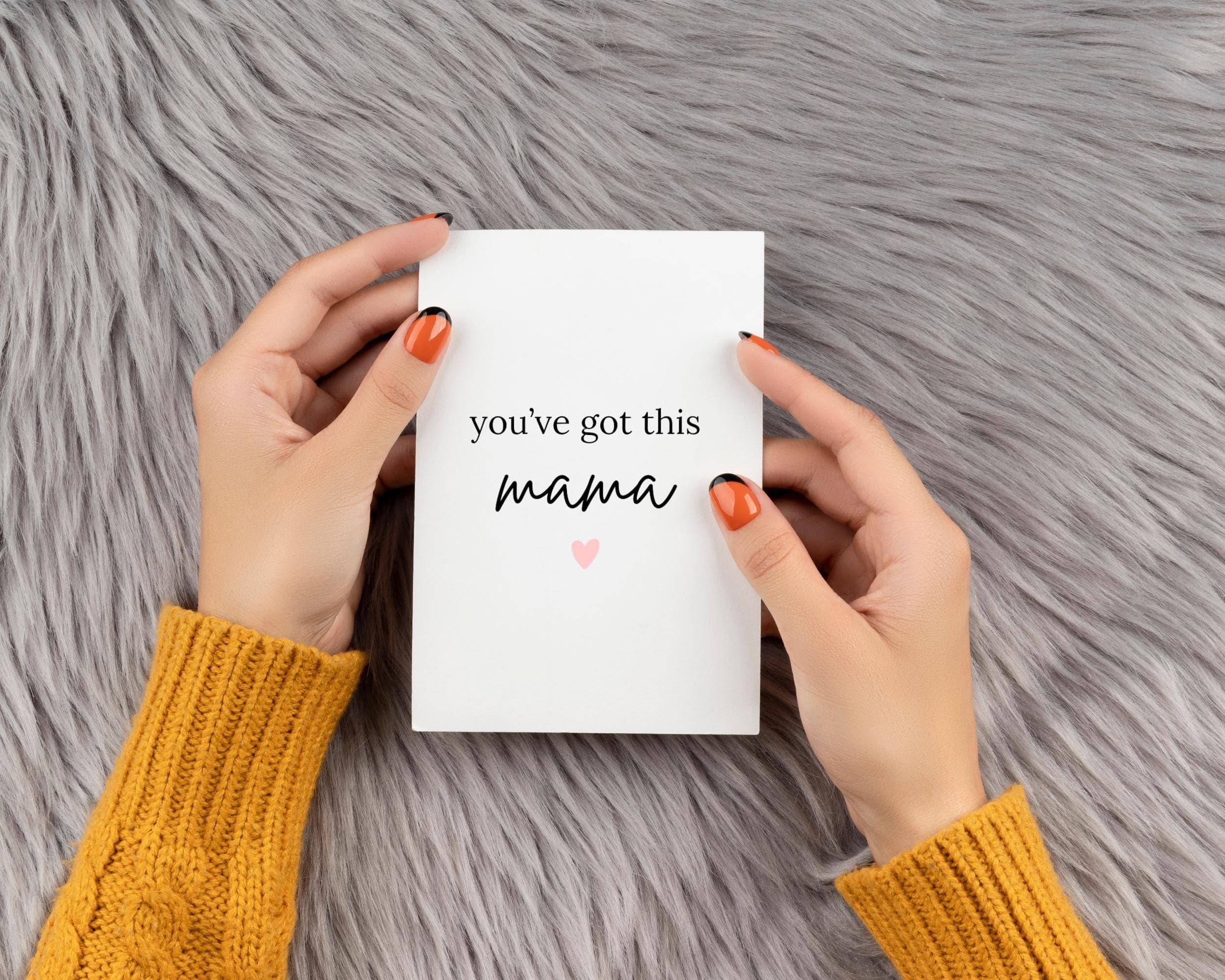 You've Got This Mama Printable Card - Encouragement Card for Moms - Digital Download - New Mom Gift - Mental Health Support - Instant PDF