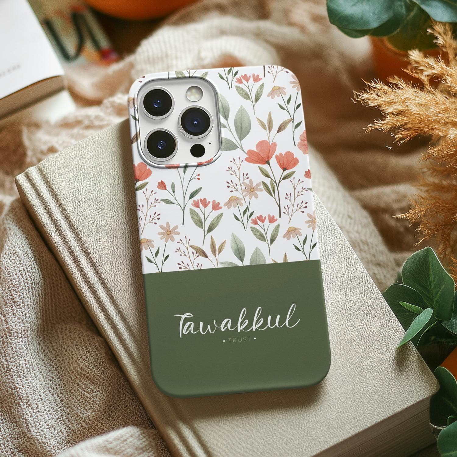 Tawakkul Trust Floral iPhone Case, Boho Islamic Gift - image 3